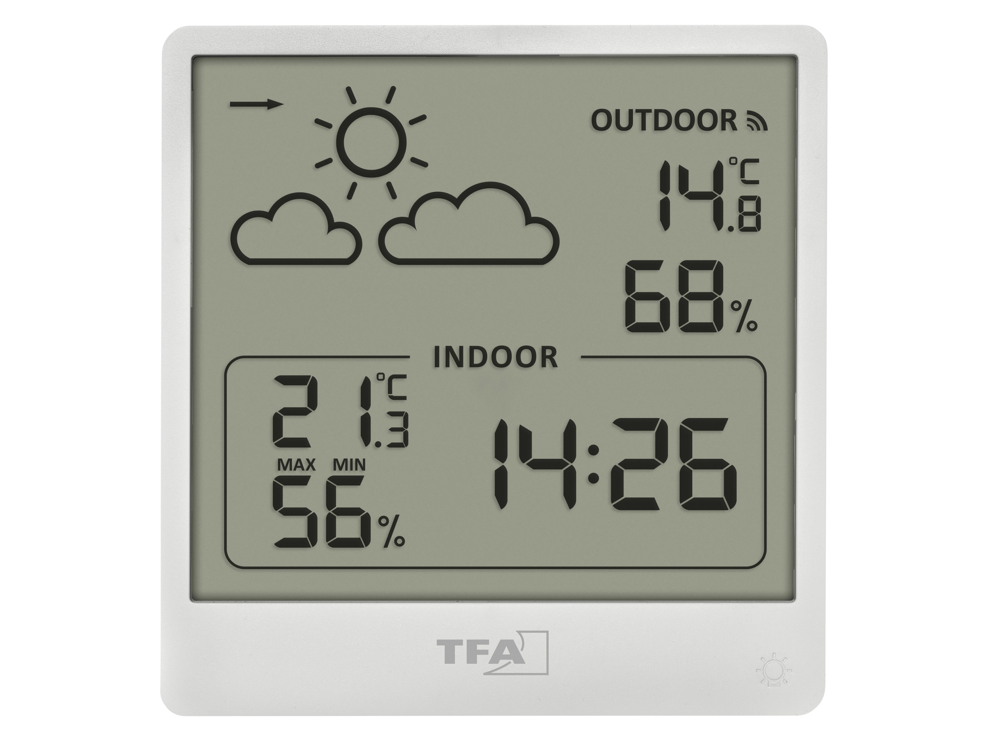 TFA Funk-Wetterstation CLEO, weiß TFA Funk-Wetterstation CLEO, weiß