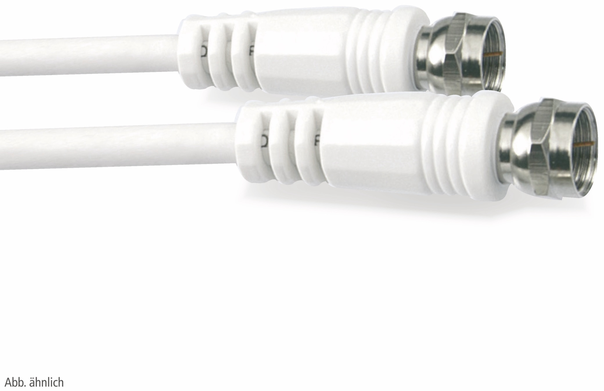 S-IMPULS SAT-Antennenanschlusskabel, 2x F-Stecker, weiß, 2,5 m, 80dB S-IMPULS SAT-Antennenanschlusskabel, 2x F-Stecker, weiß, 2,5 m, 80dB