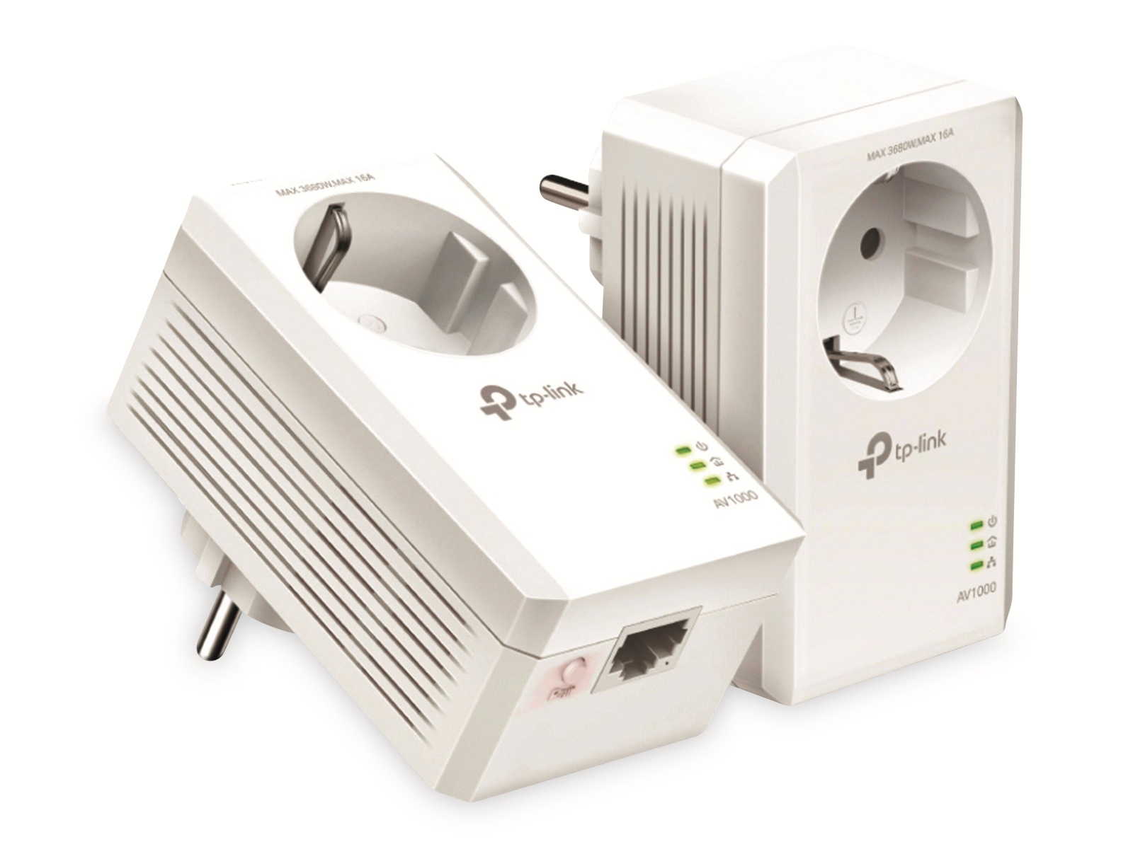 TP-LINK Powerline-Set TL-PA7017P KIT, AC Passtrough, AV1000 TP-LINK Powerline-Set TL-PA7017P KIT, AC Passtrough, AV1000