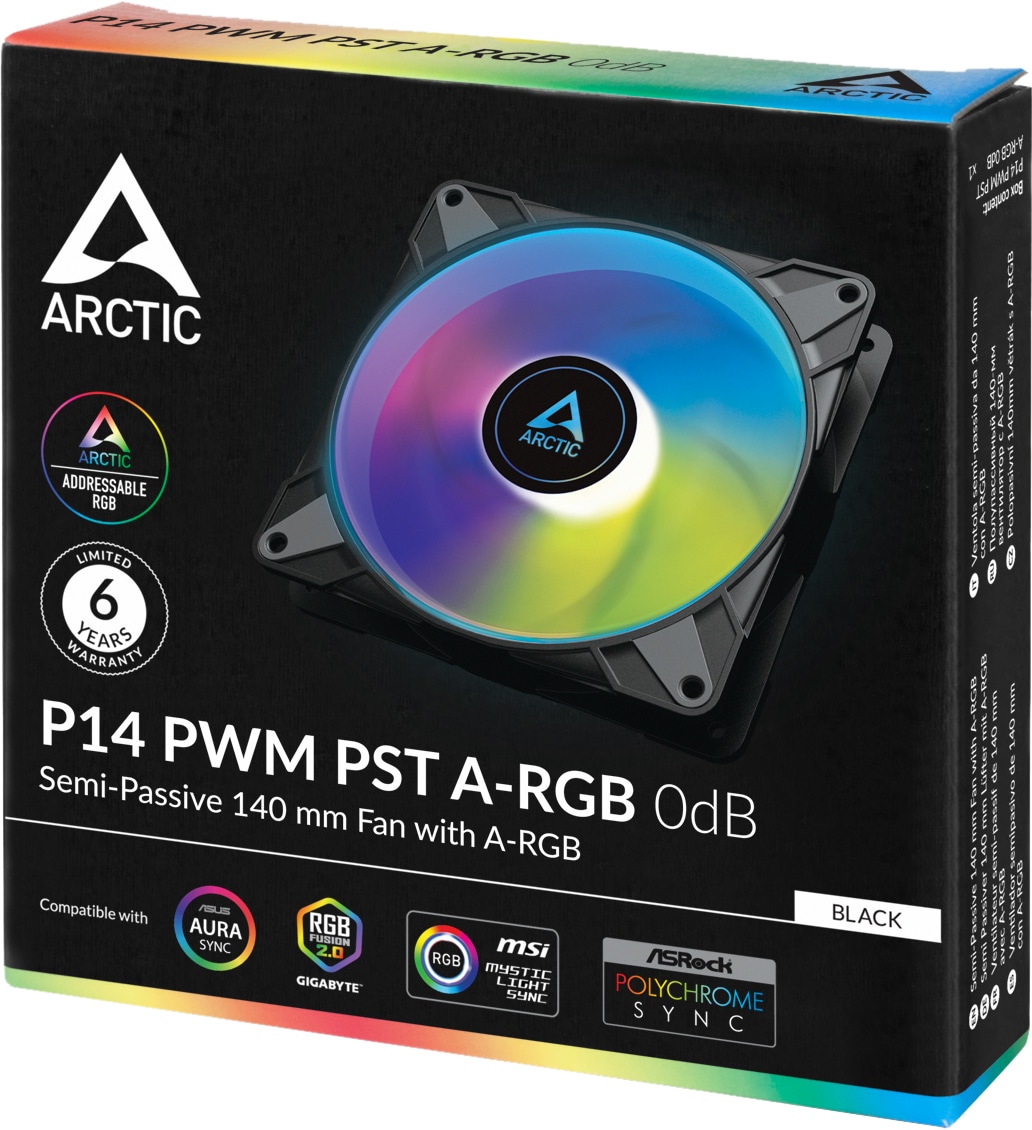 ARCTIC Lüfter P14 PWM PST A-RGB 140mm schwarz ARCTIC Lüfter P14 PWM PST A-RGB 140mm schwarz