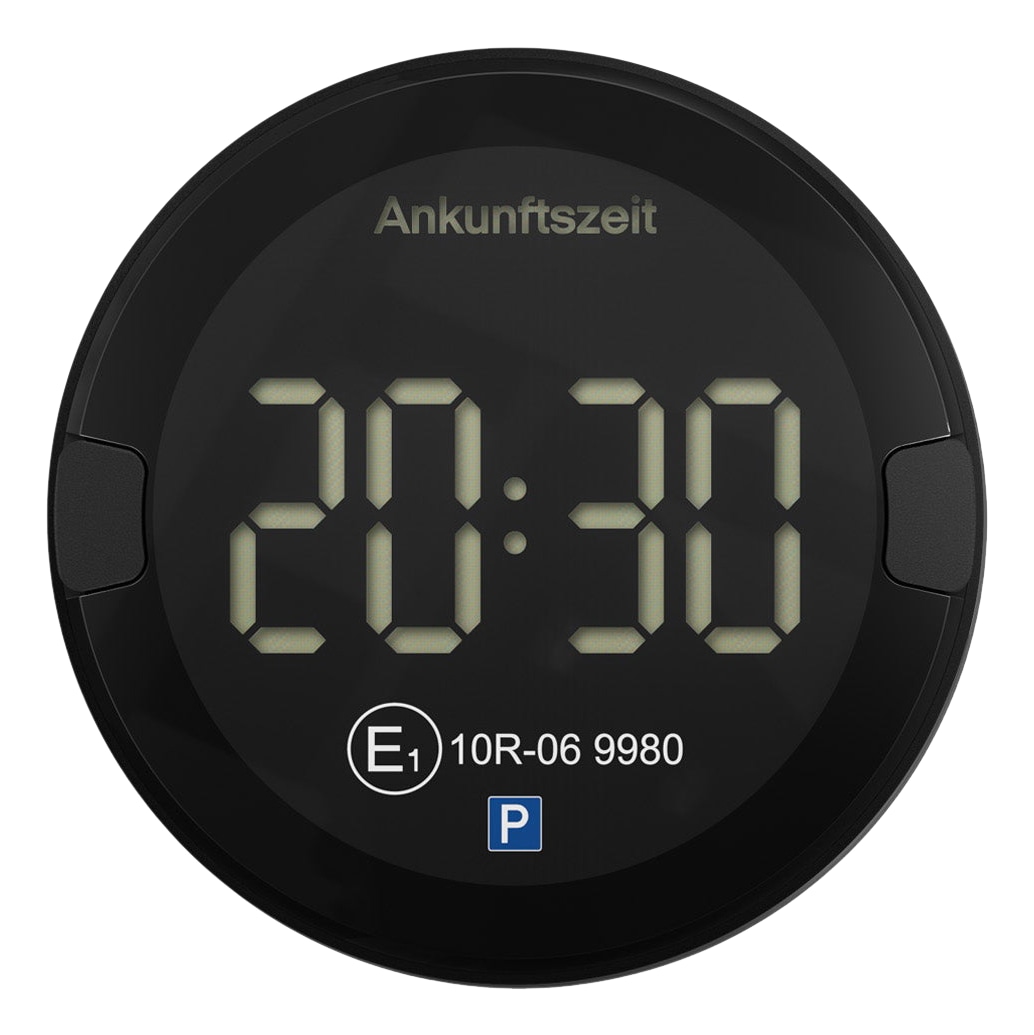 OOONO Elektronische Parkscheibe P-DISC No2 dark OOONO Elektronische Parkscheibe P-DISC No2 dark