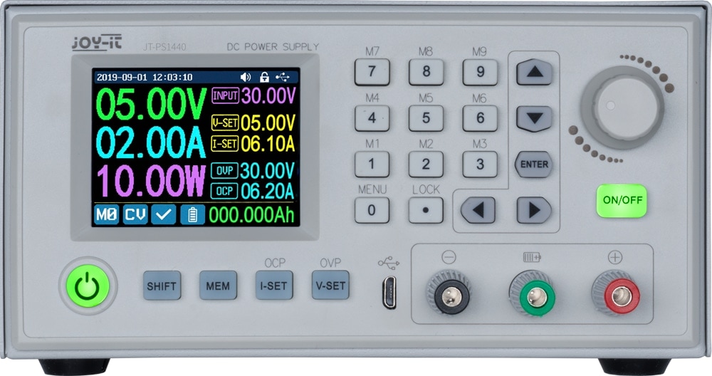 JOY-IT Labornetzgerät JT-PS1440-C-Pro, 1440 W, 0...60 V, 0...24 A, RS485 JOY-IT Labornetzgerät JT-PS1440-C-Pro, 1440 W, 0...60 V, 0...24 A, RS485