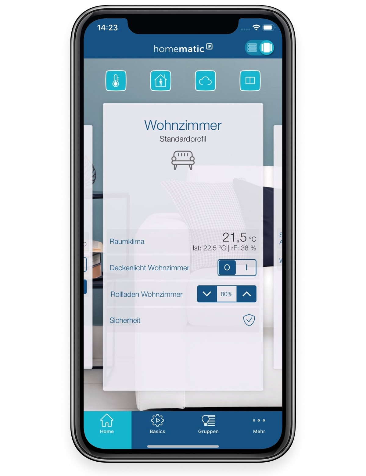 HOMEMATIC IP Smart Home 155648A0, Heizkörper-Thermostatkopf kompakt HOMEMATIC IP Smart Home 155648A0, Heizkörper-Thermostatkopf kompakt