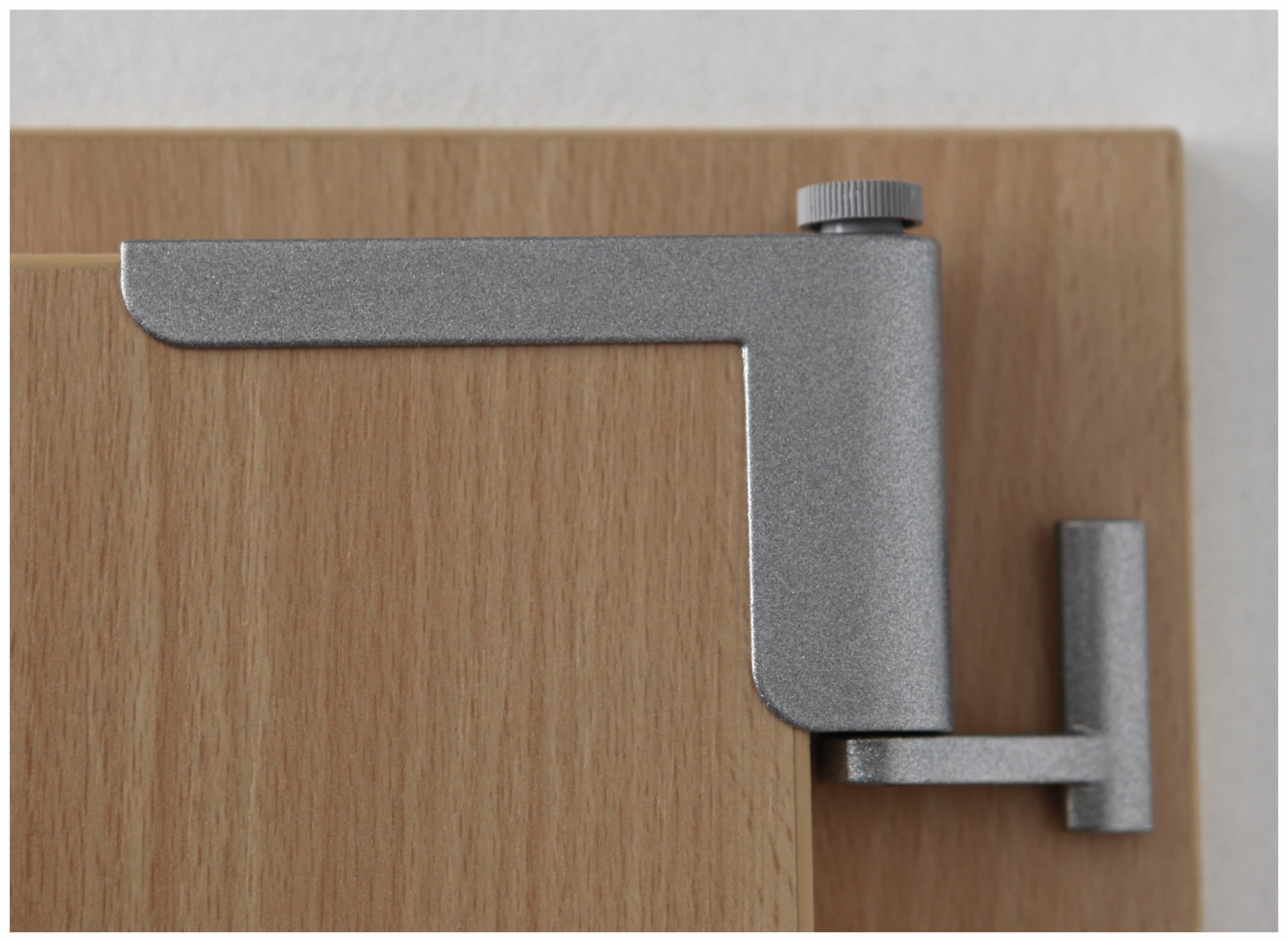 Mini-Türschließer, Clip Close, silber Mini-Türschließer, Clip Close, silber