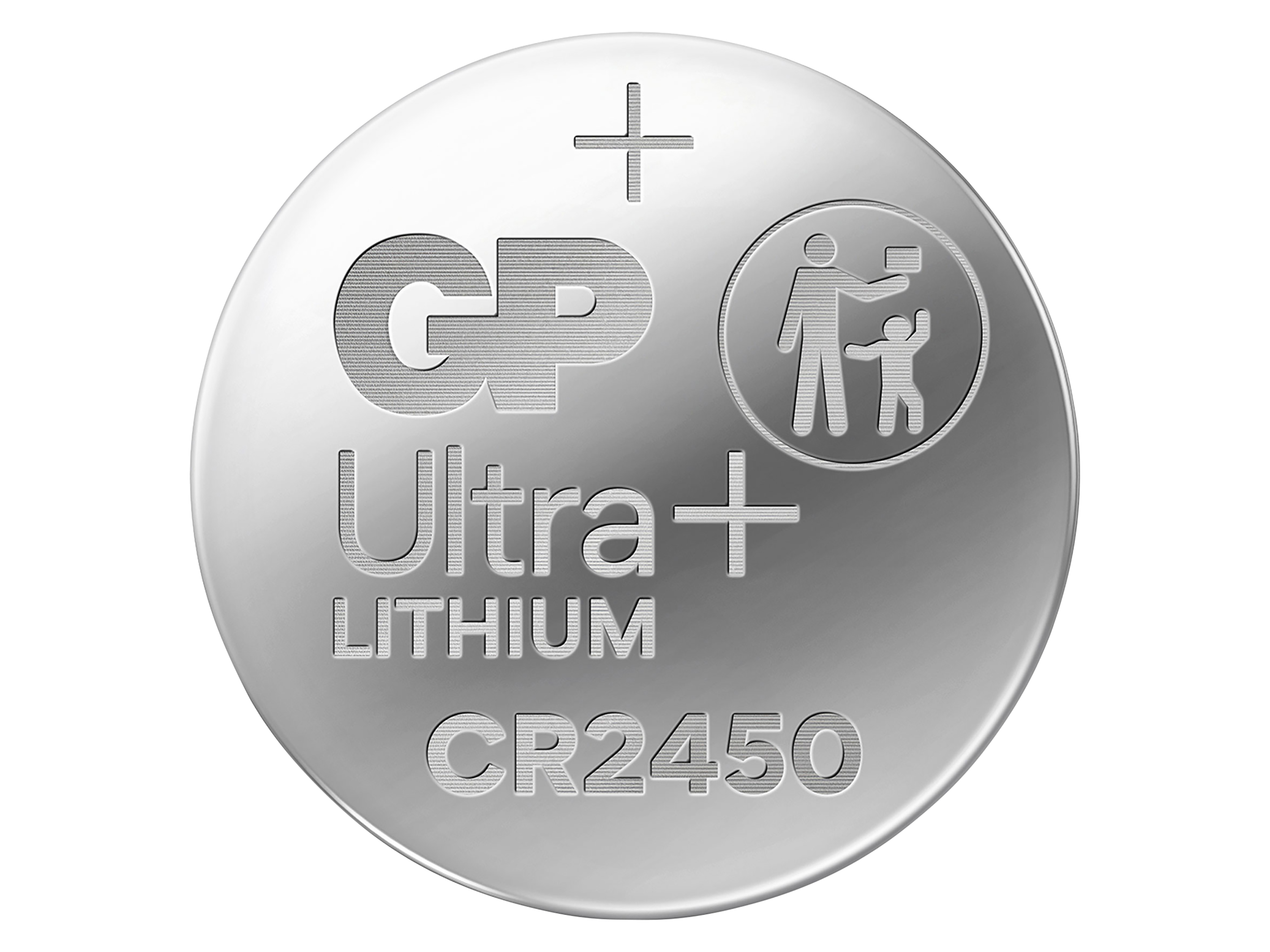 Knopfzelle GP Ultra Plus, CR2450, Lithium, 2 Stück Knopfzelle GP Ultra Plus, CR2450, Lithium, 2 Stück