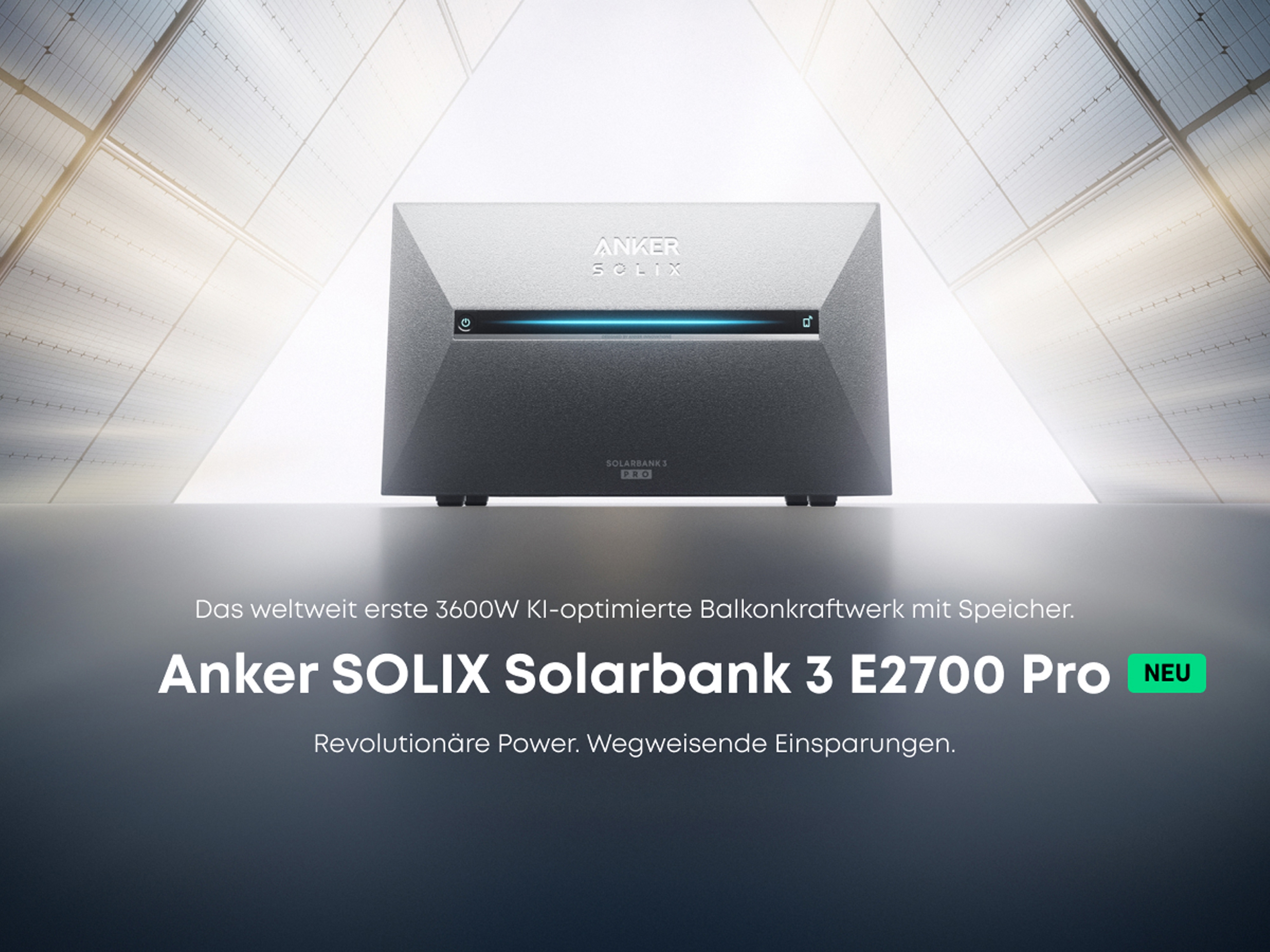 ANKER SOLIX Solarspeicher E2700 Pro, 2,7kWh, Balkonkraftwerk