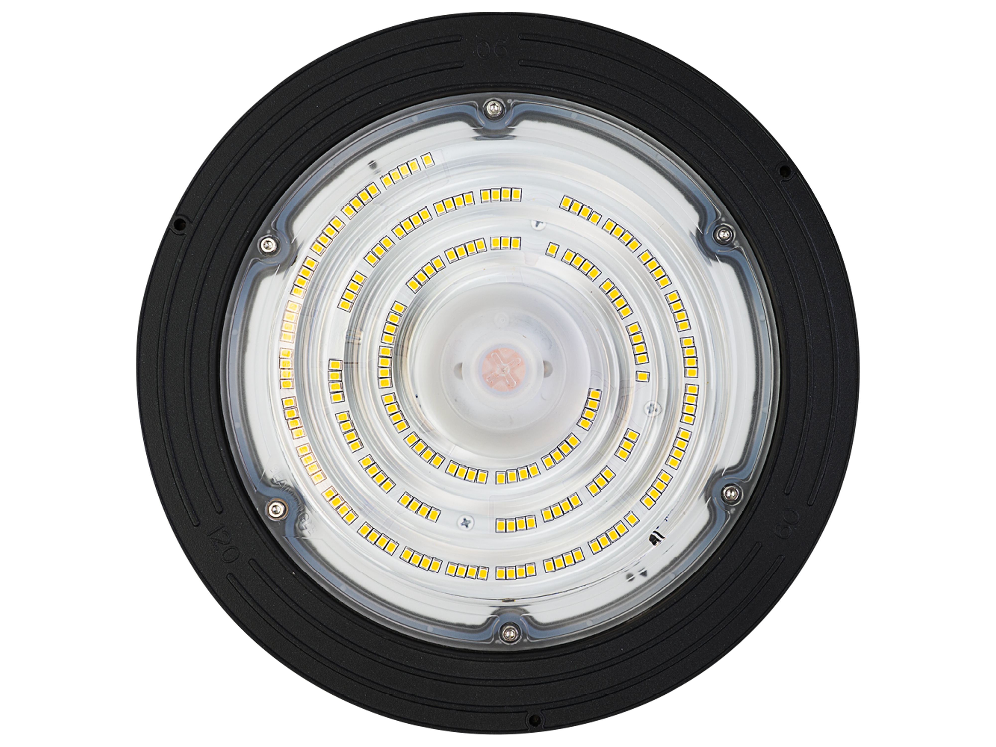 ENOVALITE LED-HighBay-Leuchte, UFO, 60...100 W, 4000 K, EEK: C, 9600...16000 lm, dimmbar, IP65, schwarz ENOVALITE LED-HighBay-Leuchte, UFO, 60...100 W, 4000 K, EEK: C, 9600...16000 lm, dimmbar, IP65, schwarz