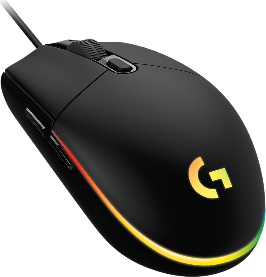 LOGITECH Gamingmaus G102 Lightsync schwarz