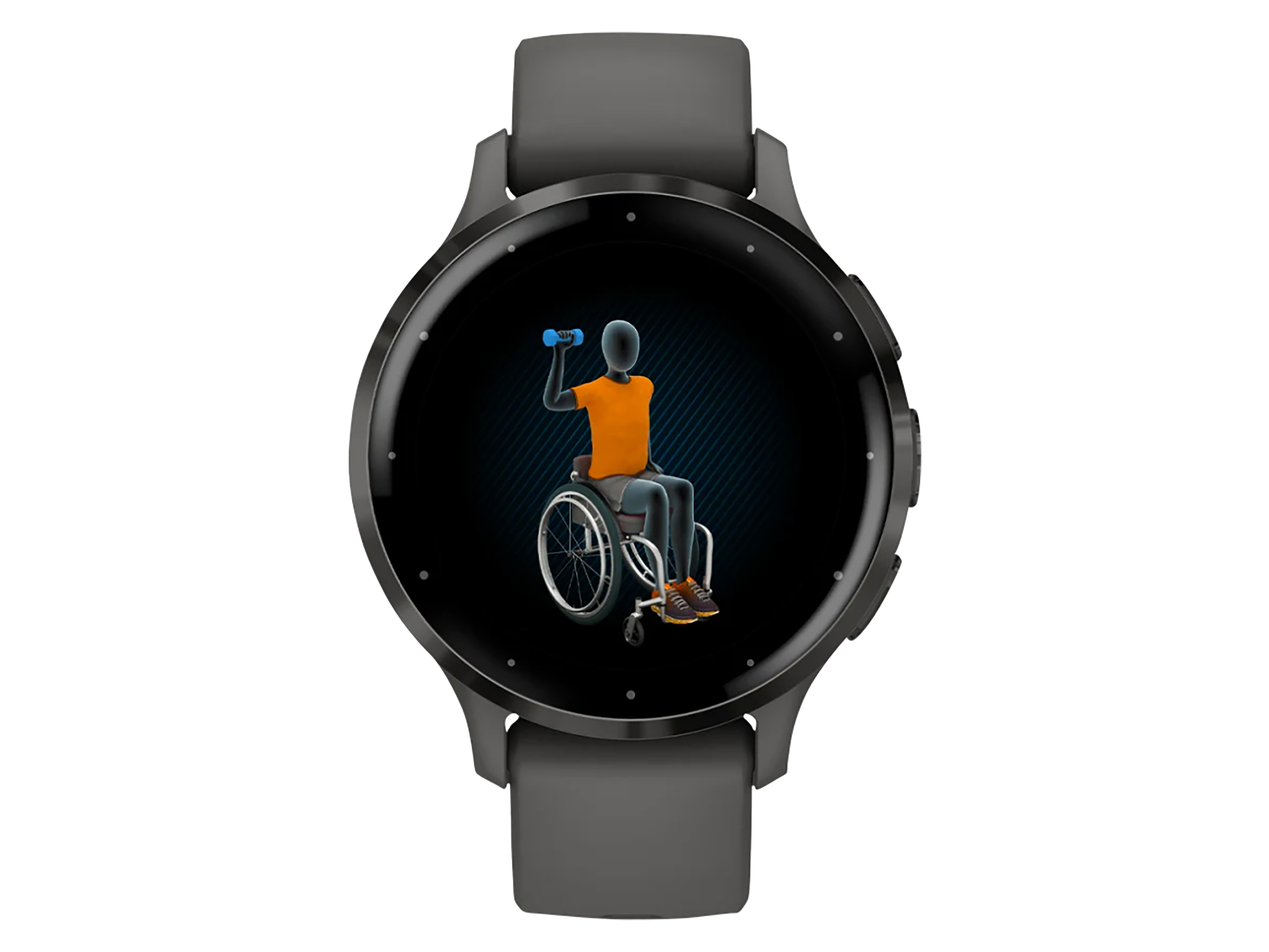 GARMIN Smartwatch Venu 3S kieselgrau/schiefergrau Silikon GARMIN Smartwatch Venu 3S kieselgrau/schiefergrau Silikon