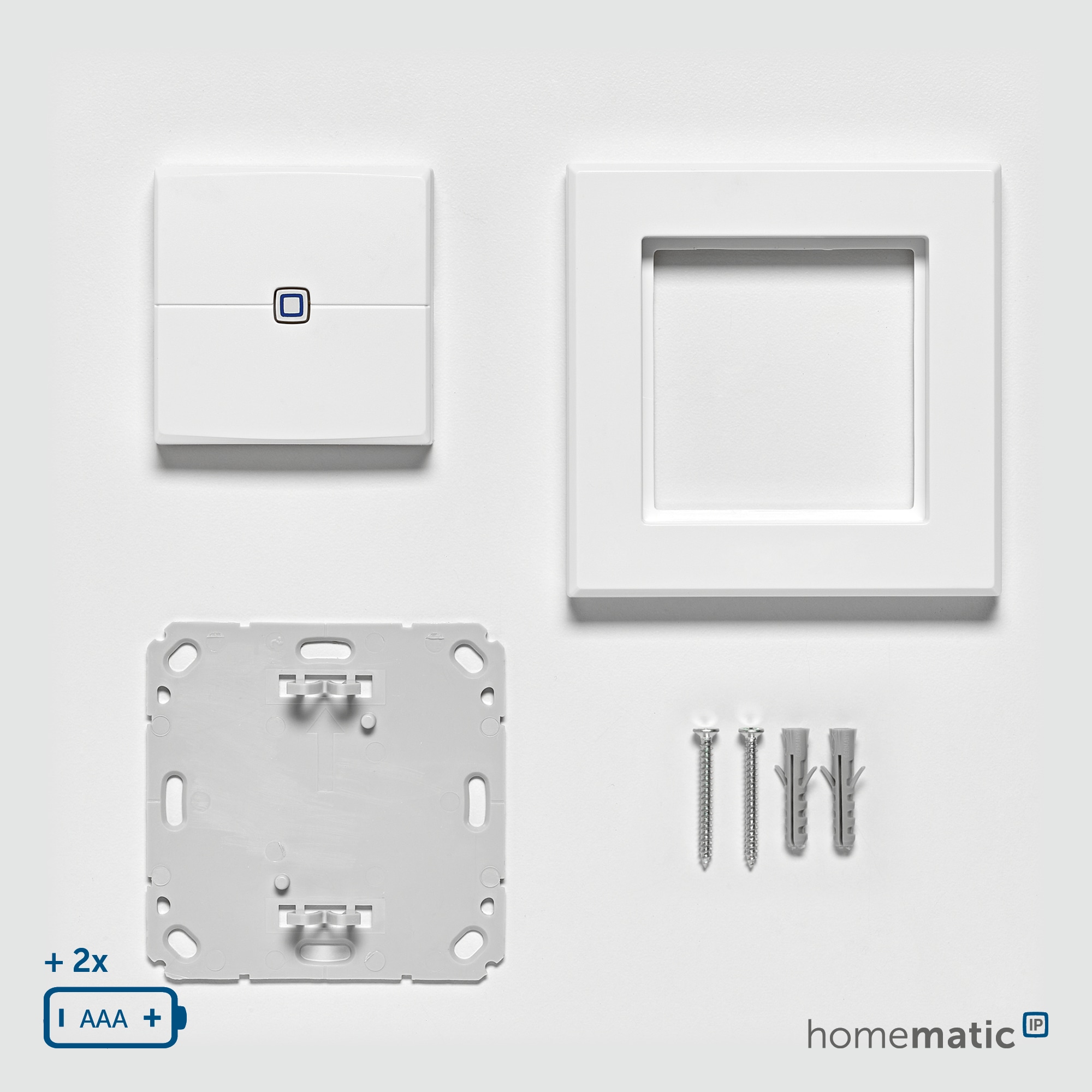HOMEMATIC IP 161830A0 Wandtaster 2-fach