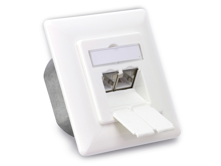 LOGILINK CAT.6a Datendose UP, reinweiß