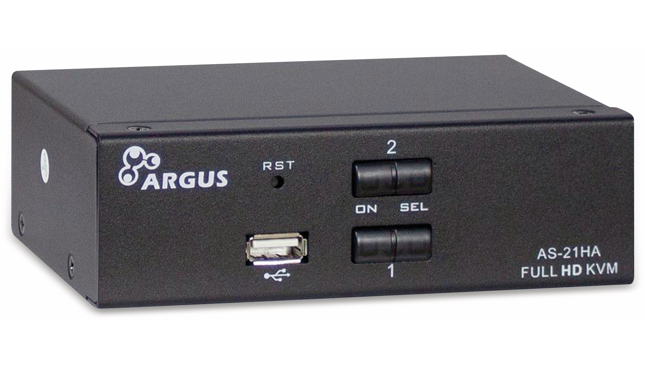 INTER-TECH KVM-Switch AS-21HA, HDMI, Metall, 2 Ports INTER-TECH KVM-Switch AS-21HA, HDMI, Metall, 2 Ports