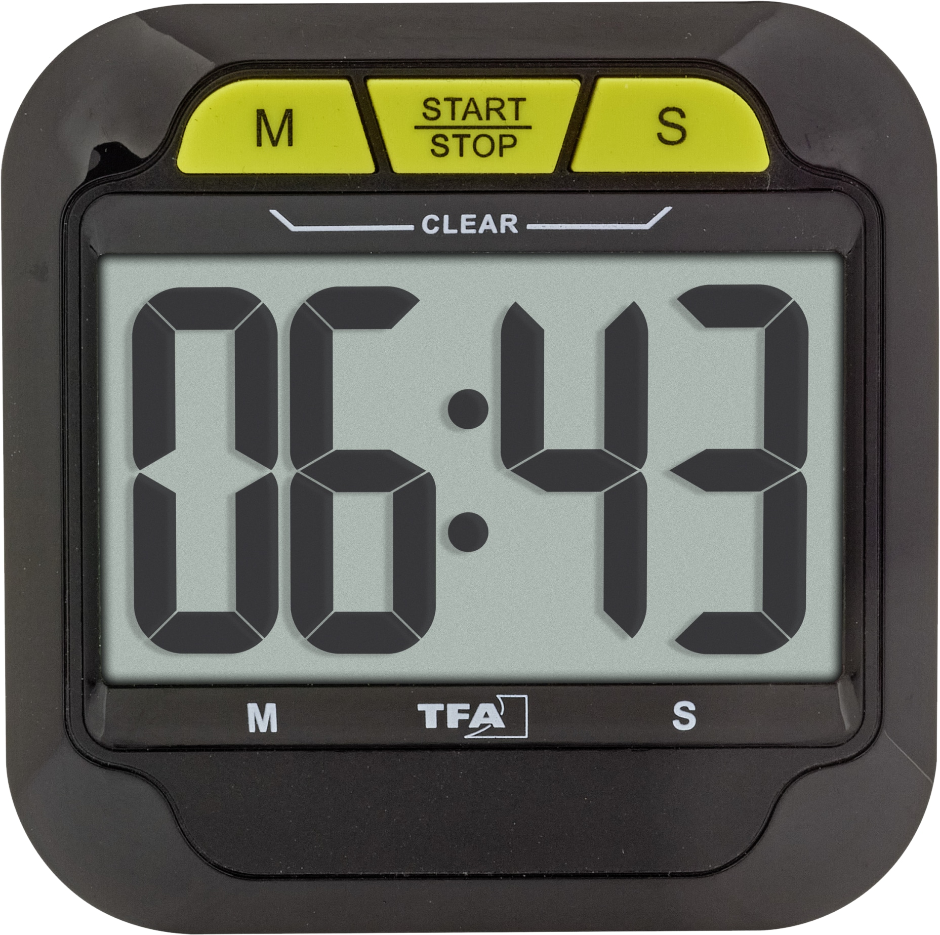 TFA Digitaler Timer und Stoppuhr, 38.2054.01, schwarz TFA Digitaler Timer und Stoppuhr, 38.2054.01, schwarz
