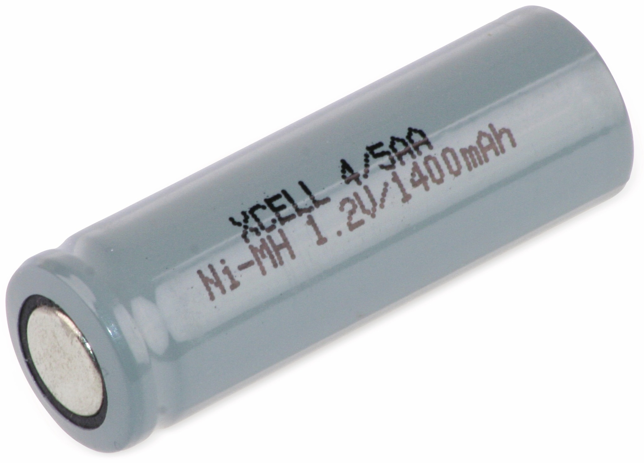XCELL NiMH-Akku, Industriezelle, 4/5 AA, Flat-Top, 43x14,5mm, 1,2V/1400mAh XCELL NiMH-Akku, Industriezelle, 4/5 AA, Flat-Top, 43x14,5mm, 1,2V/1400mAh