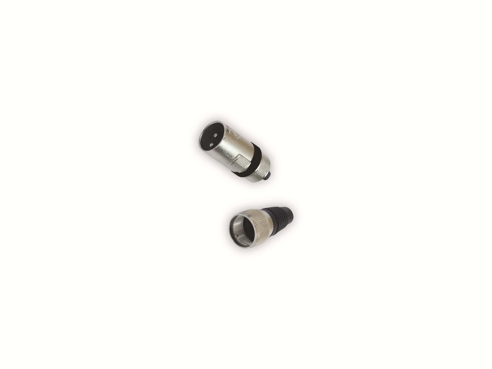 OMNITRONIC XLR-Stecker 3-polig, schwarz, 10 Stück OMNITRONIC XLR-Stecker 3-polig, schwarz, 10 Stück