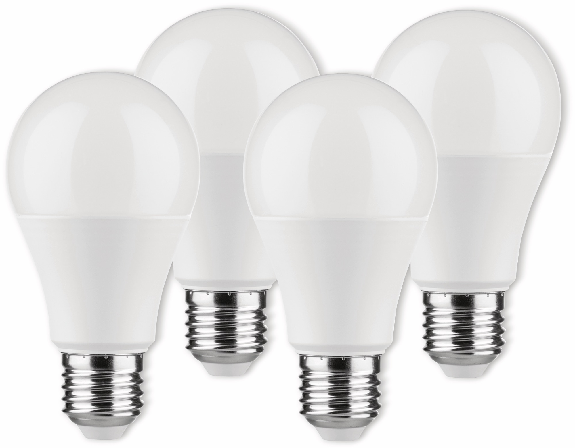 MÜLLER-LICHT LED-Lampe Birnenform, 400263, EEK: G, E27, 4.5 W, 470 lm, 2700 K, matt, 4 Stück MÜLLER-LICHT LED-Lampe Birnenform, 400263, EEK: G, E27, 4.5 W, 470 lm, 2700 K, matt, 4 Stück