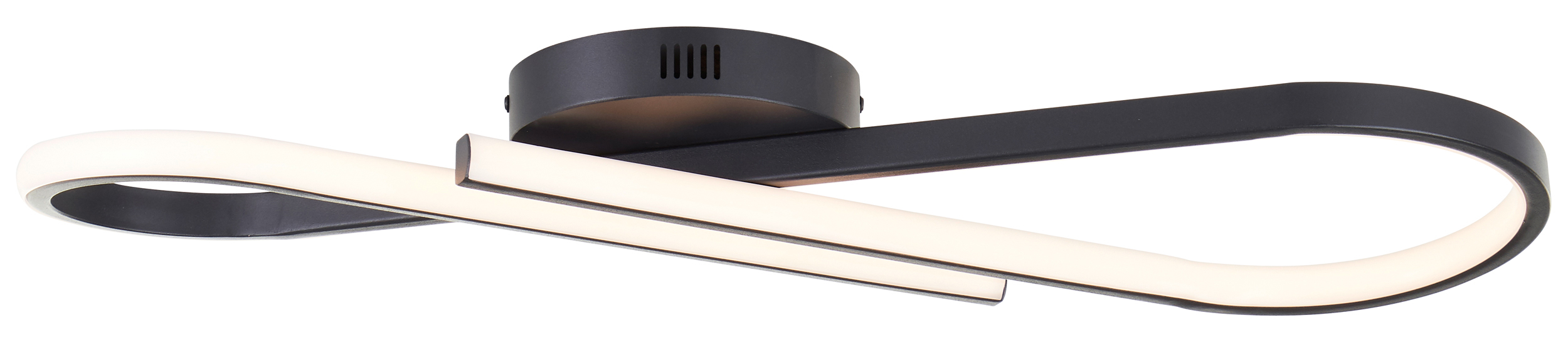 BRILLIANT LED-Deckenleuchte, 24 W, 3000 K, 2800 lm, warmweiß, IP20, schwarz BRILLIANT LED-Deckenleuchte, 24 W, 3000 K, 2800 lm, warmweiß, IP20, schwarz
