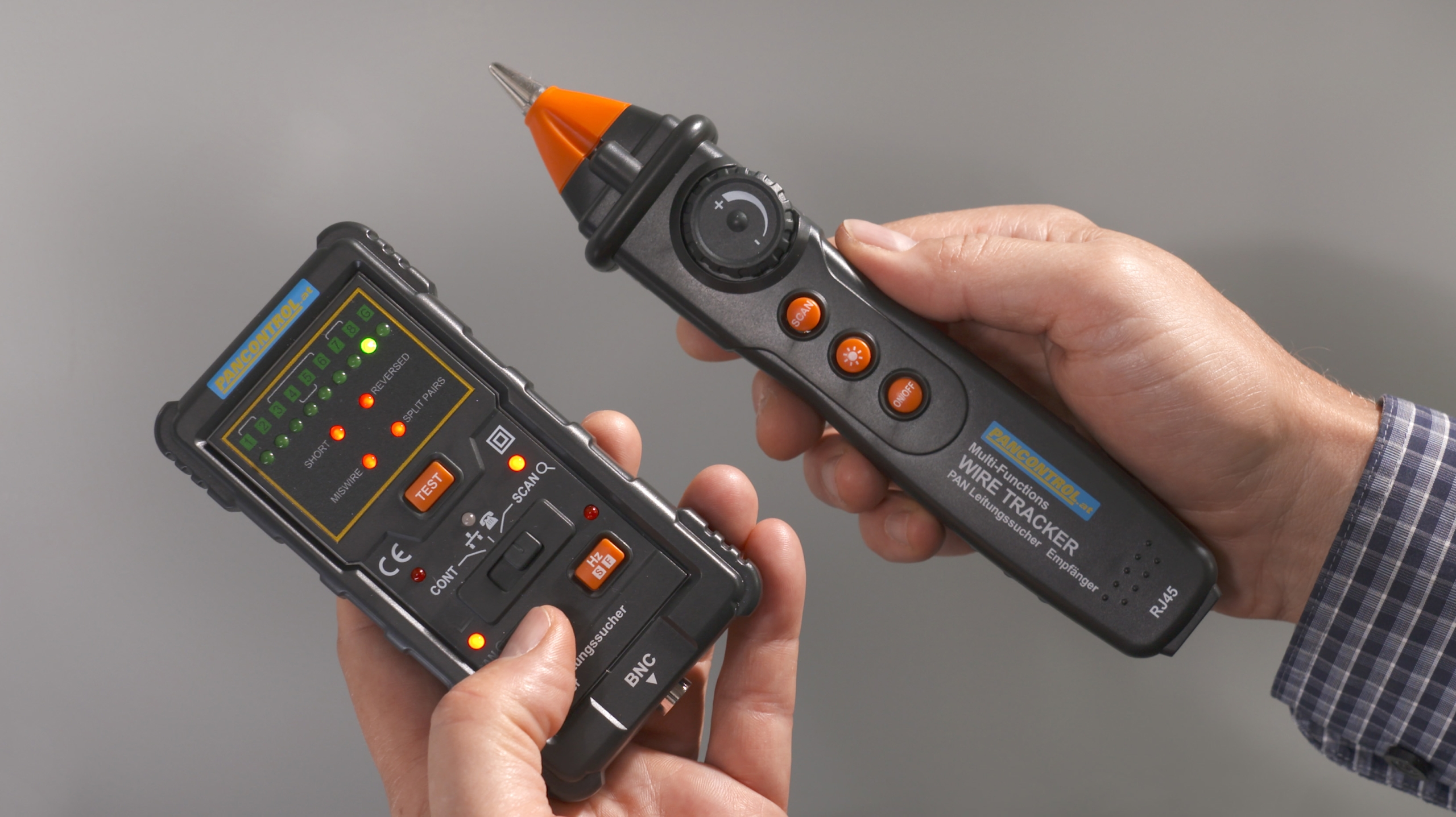 PANCONTROL Leitungssuchgerät und LAN-Tester PAN Leitungssucher PANCONTROL Leitungssuchgerät und LAN-Tester PAN Leitungssucher