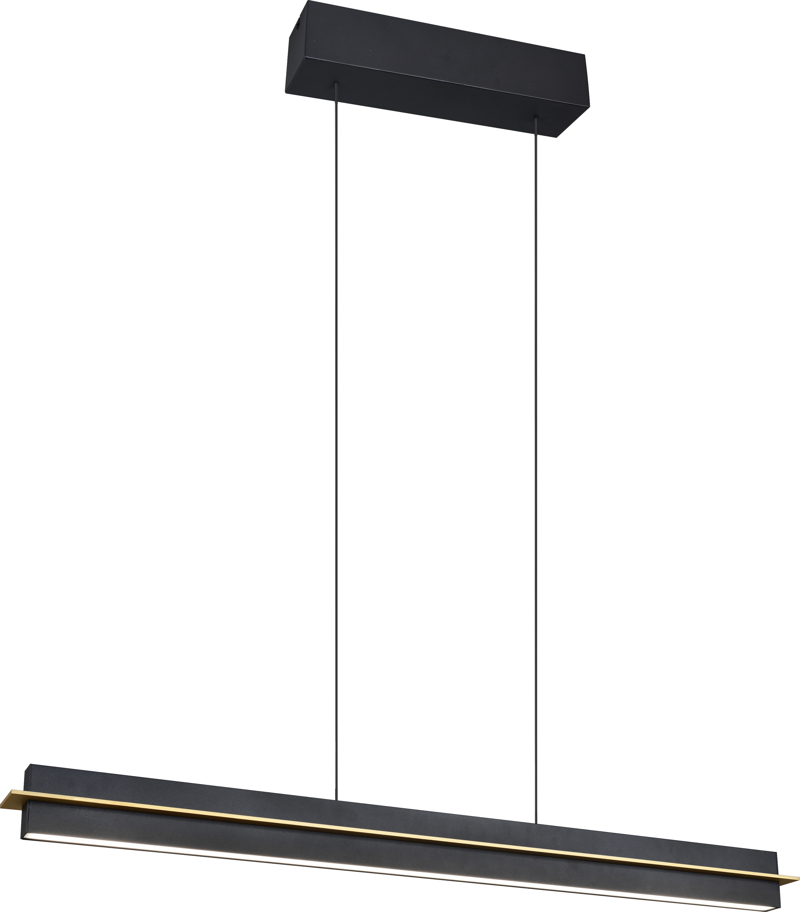 TRIO LED-Pendelleuchte EMERSON 346710180, 22 W, 2500 lm, schwarz TRIO LED-Pendelleuchte EMERSON 346710180, 22 W, 2500 lm, schwarz