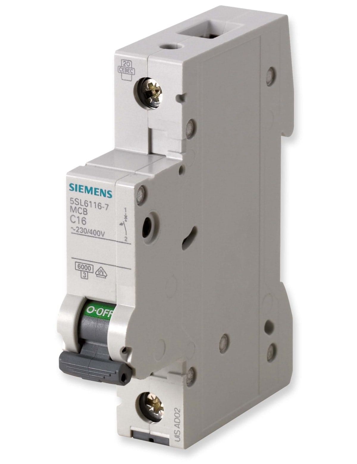 SIEMENS Leitungsschutzschalter 5SL6102-7, C 2A SIEMENS Leitungsschutzschalter 5SL6102-7, C 2A