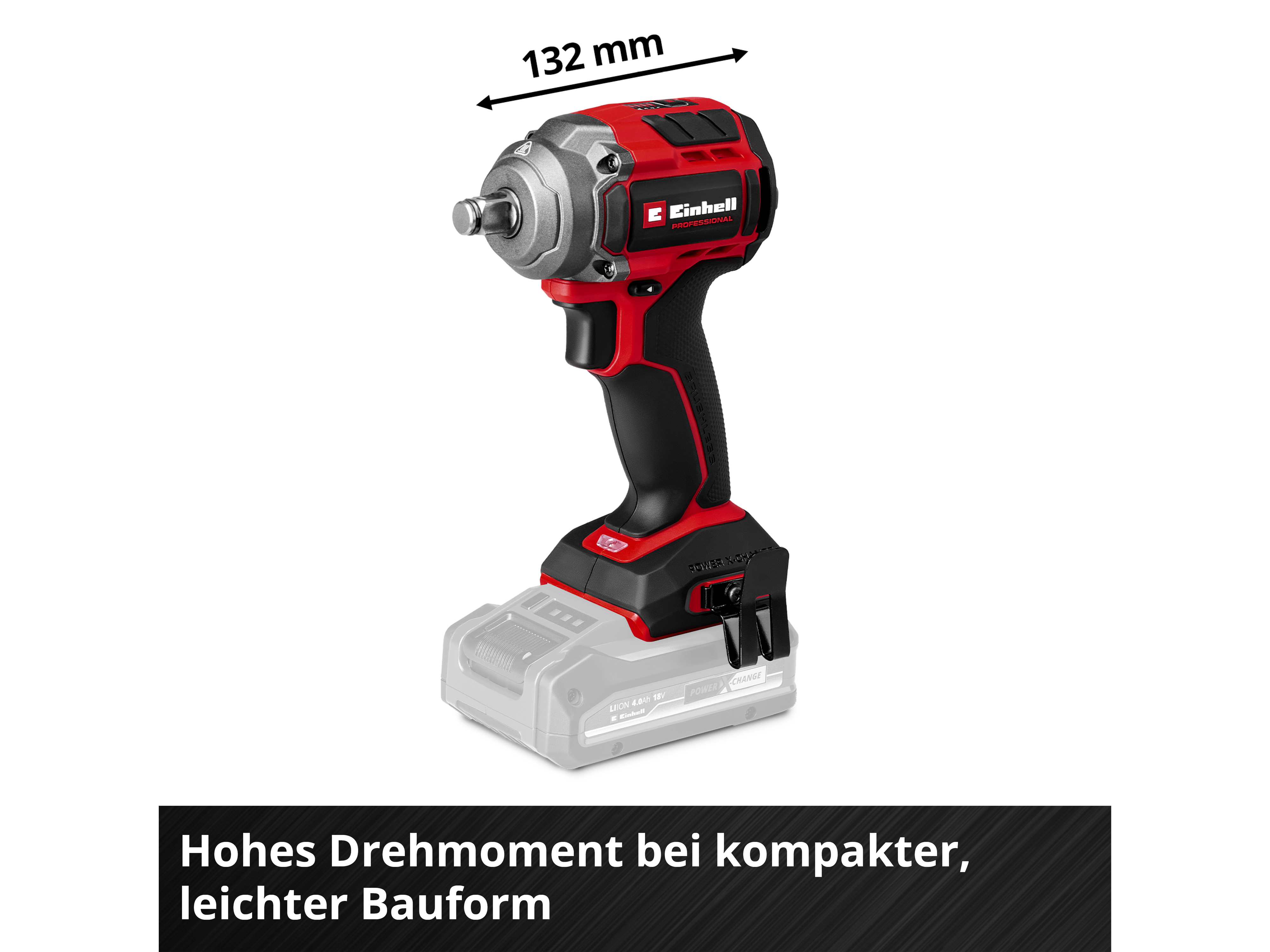 EINHELL PROFESSIONAL Akku-Schlagschrauber TP-CC 18/350-C Li BL, 4510055, Solo EINHELL PROFESSIONAL Akku-Schlagschrauber TP-CC 18/350-C Li BL, 4510055, Solo