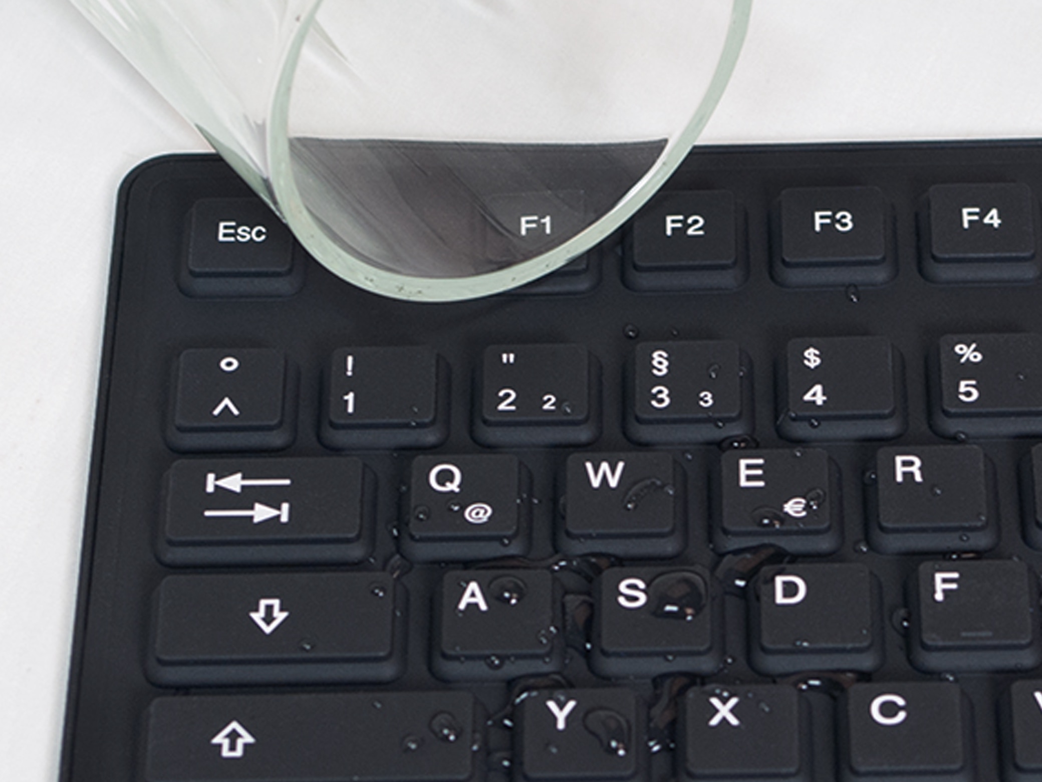 LOGILINK Tastatur ID0019A, flexibel, schwarz LOGILINK Tastatur ID0019A, flexibel, schwarz
