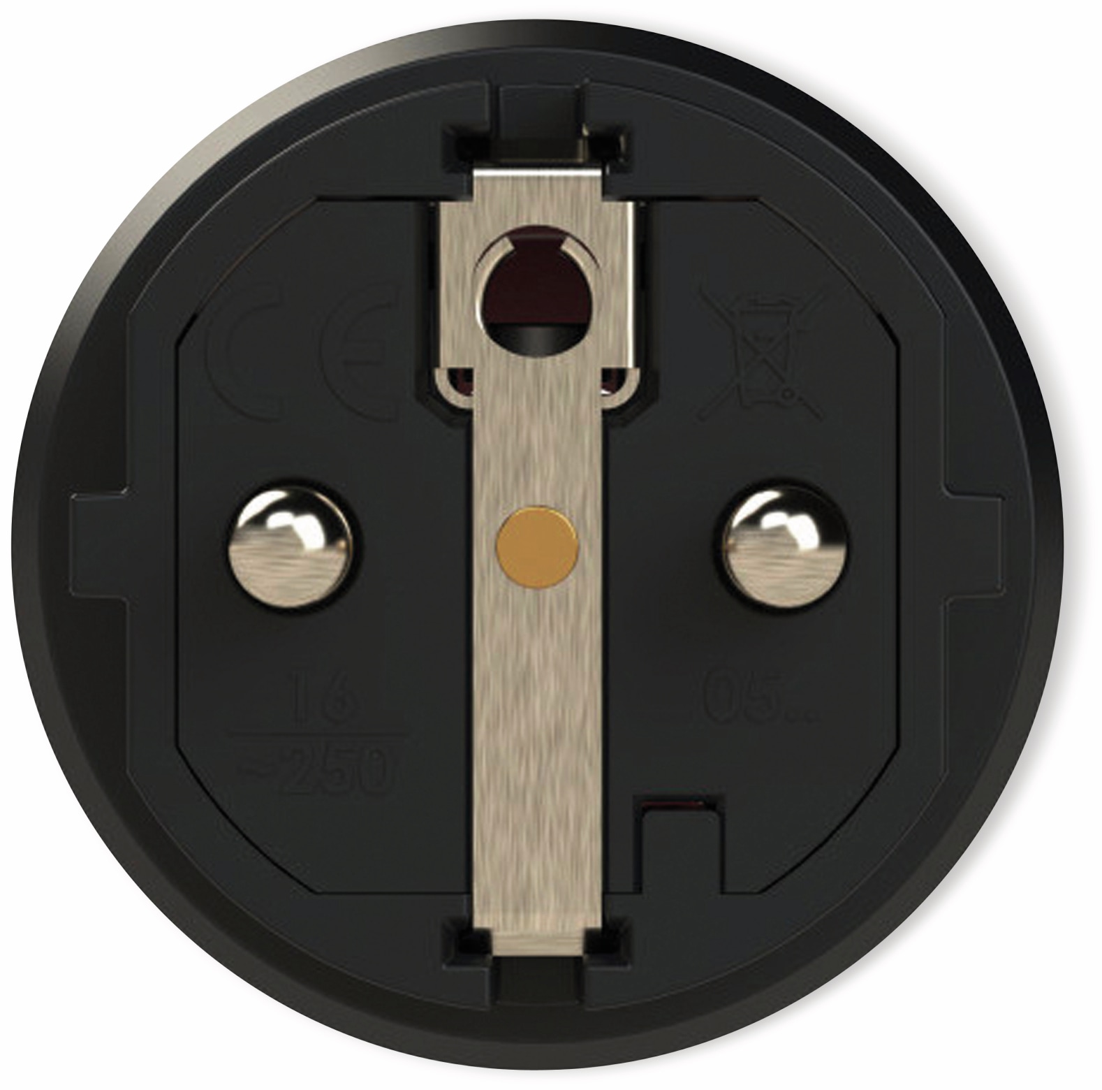 PCE Schutzkontaktstecker TopTaurus2, schwarz/rot PCE Schutzkontaktstecker TopTaurus2, schwarz/rot