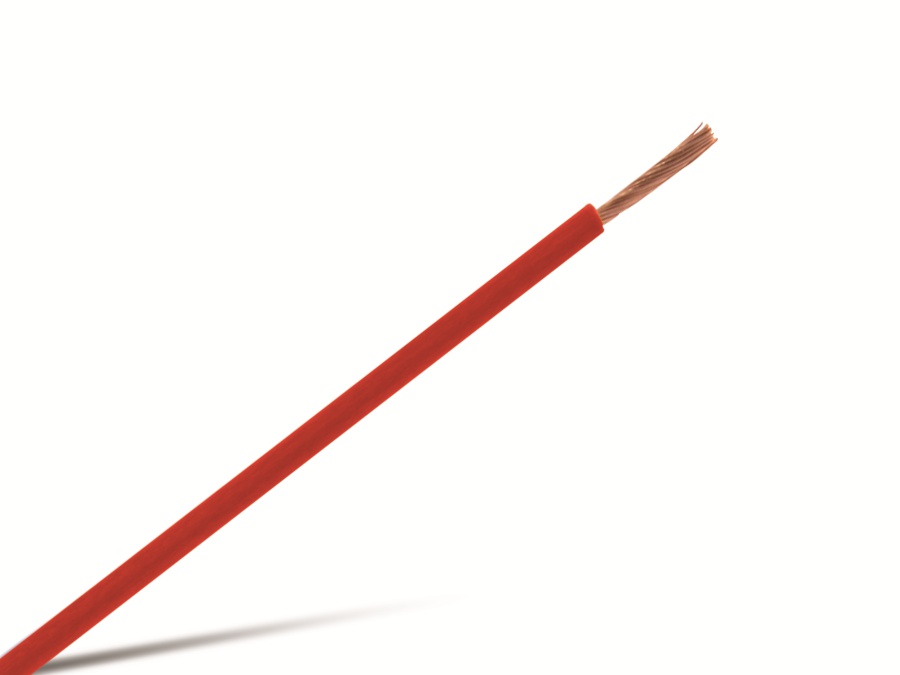 RAUTRONIC Litze H07V-K 6 mm², 10 m, rot