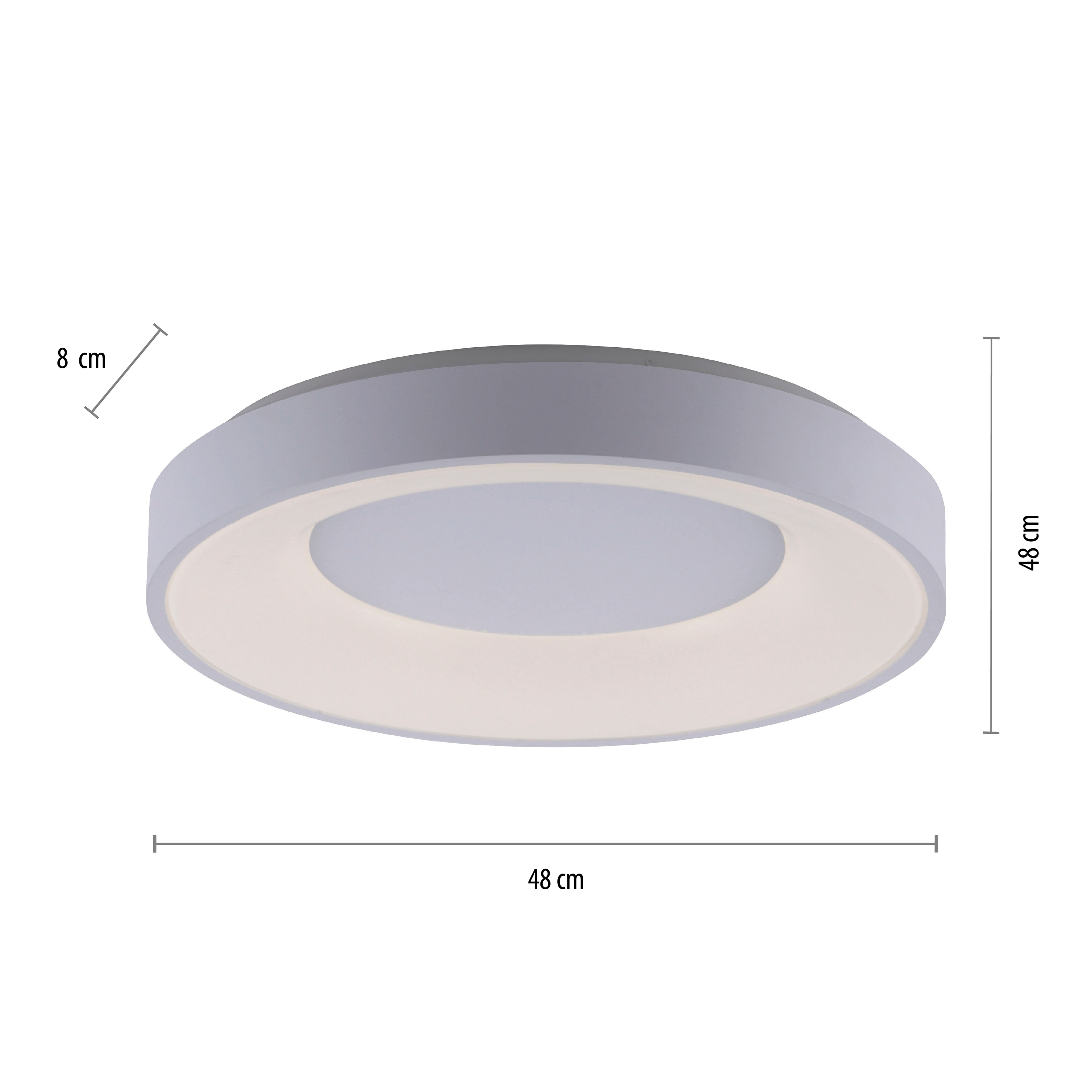 JUST LIGHT LED-Deckenleuchte 14326-16 weiß, 26,5 W, 3300 lm, CCT JUST LIGHT LED-Deckenleuchte 14326-16 weiß, 26,5 W, 3300 lm, CCT