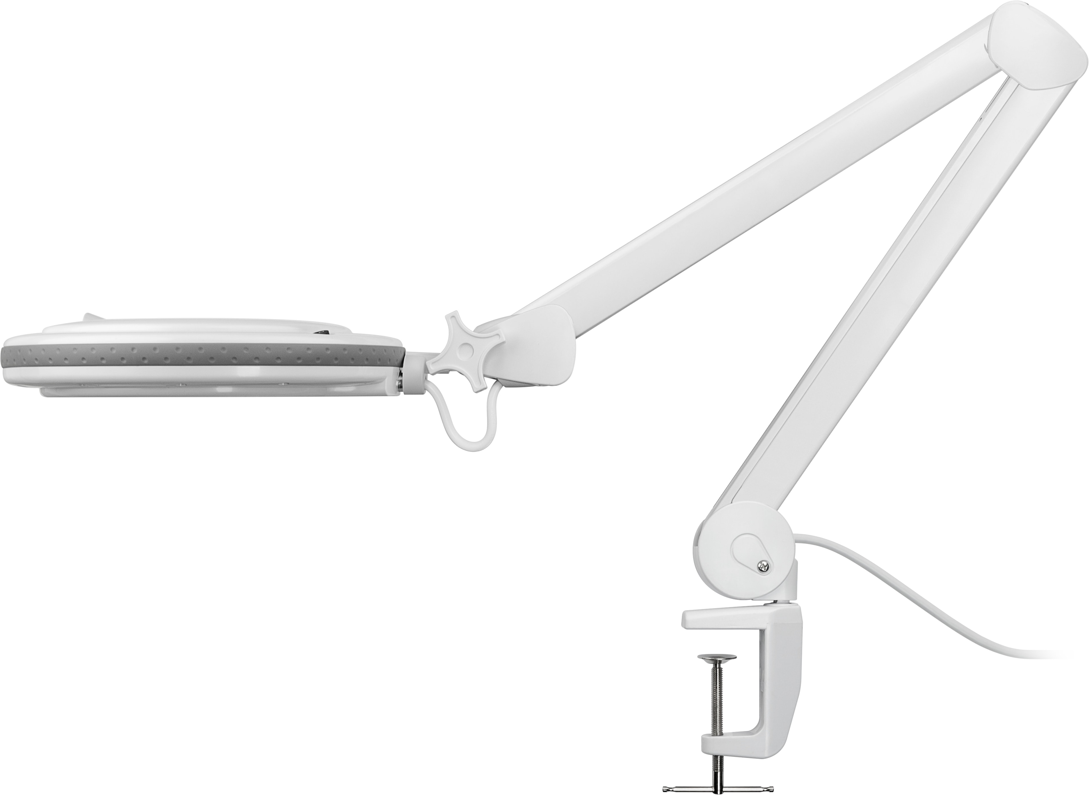 GOOBAY LED-Klemm-Lupenleuchte, 9 W, 730 lm, Kristallglas, dimmbar, weiß GOOBAY LED-Klemm-Lupenleuchte, 9 W, 730 lm, Kristallglas, dimmbar, weiß