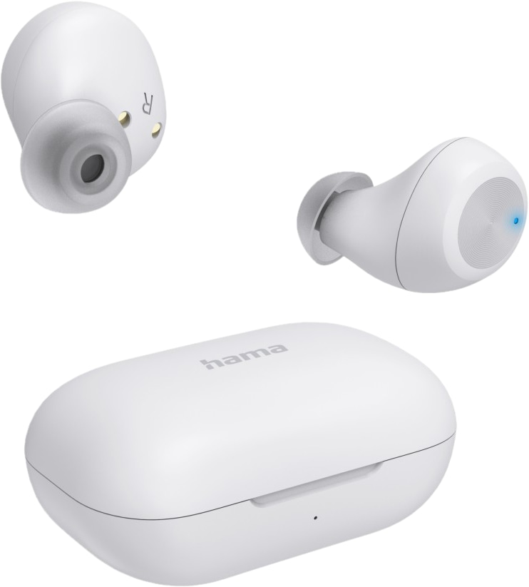 HAMA Kabellose Kopfhörer, Spirit Chop II, TWS, In-Ear, Equalizer, Weiß