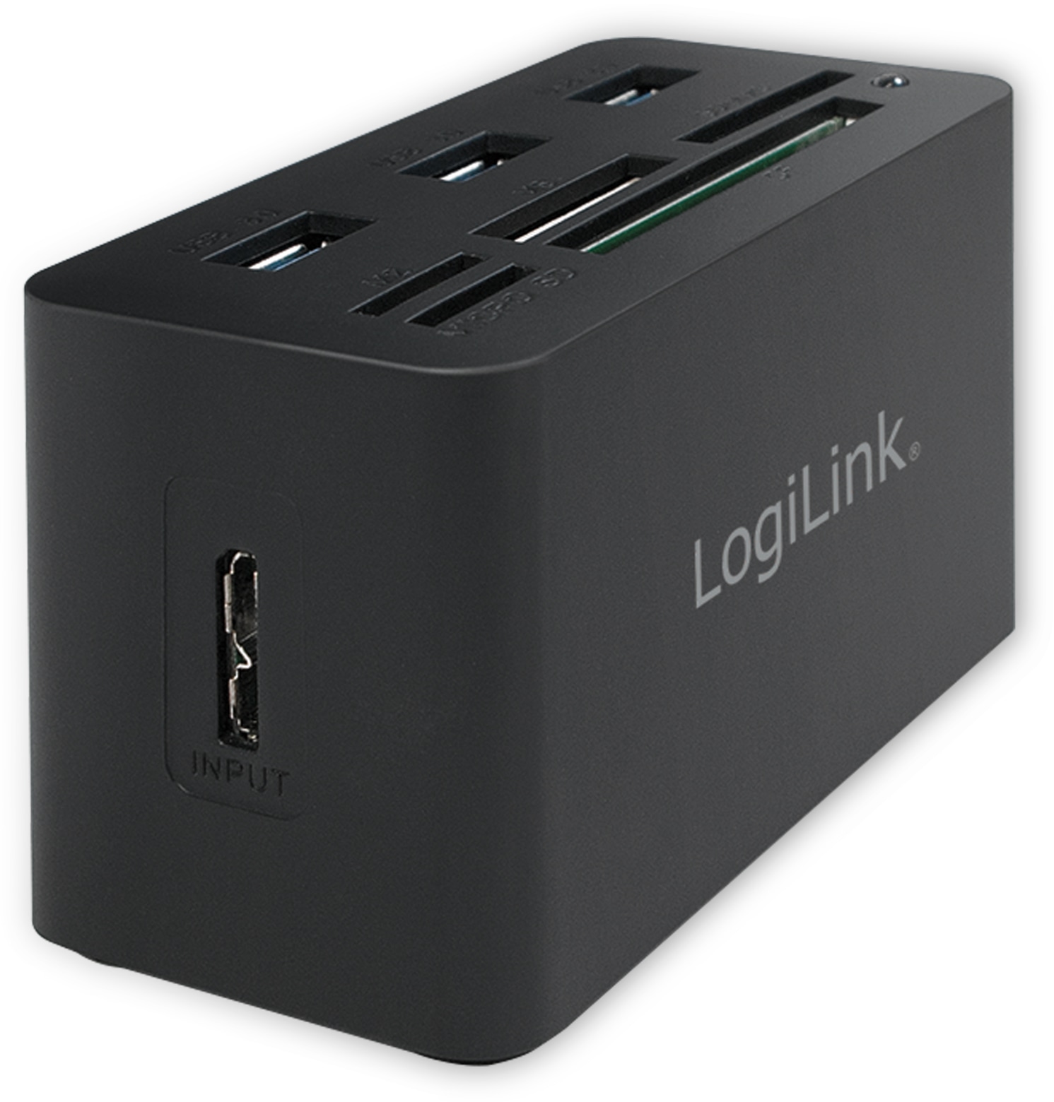 LOGILINK USB 3.0 Cardreader CR0042, 3x USB-A LOGILINK USB 3.0 Cardreader CR0042, 3x USB-A