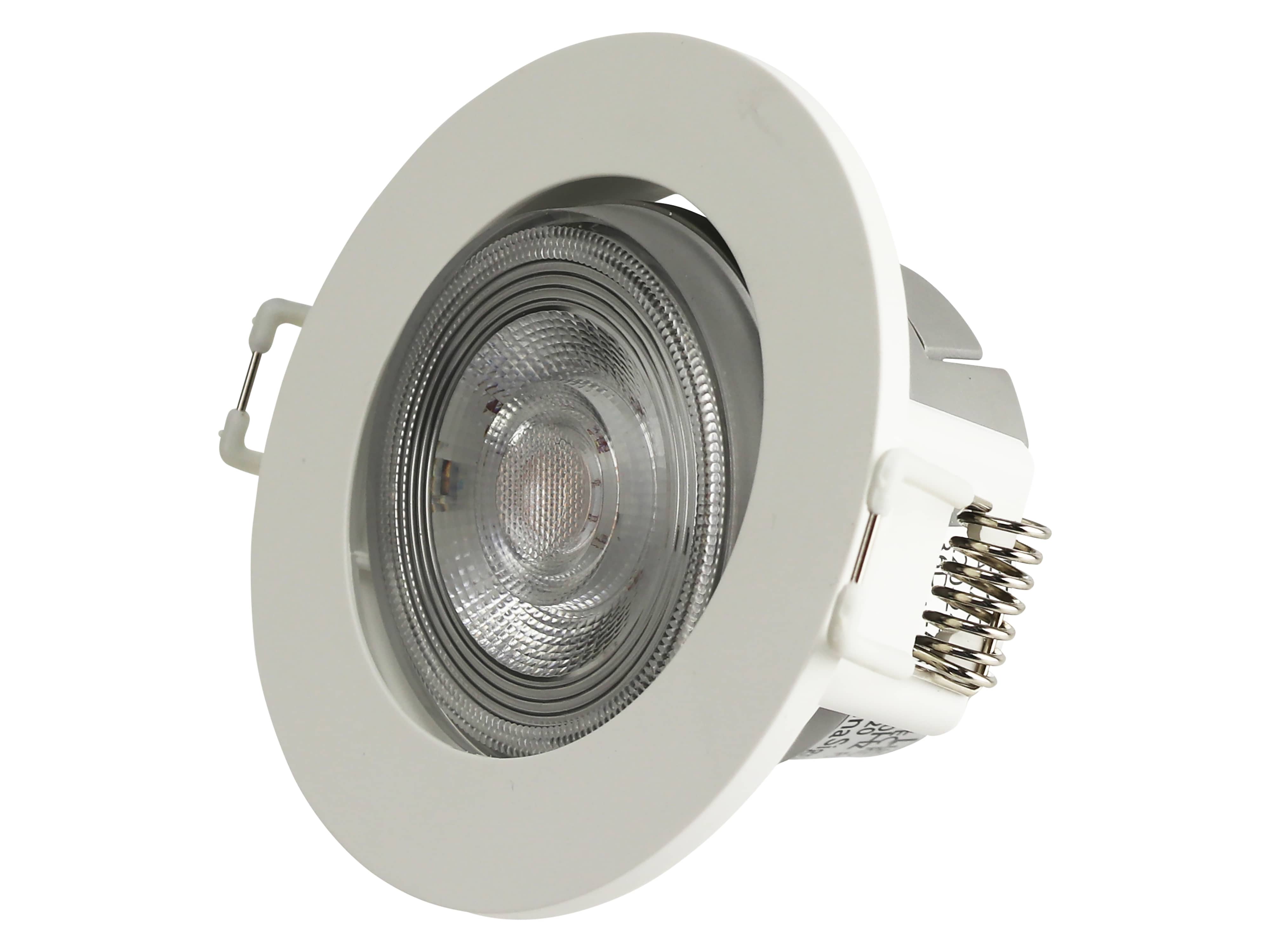 PHILIPS LED-Einbauleuchte, TARAGON, 380lm, 4,5W, 2700K, weiß LED-Einbauleuchte, PHILIPS, TARAGON, 380lm, 4,5W, 2700K, weiß