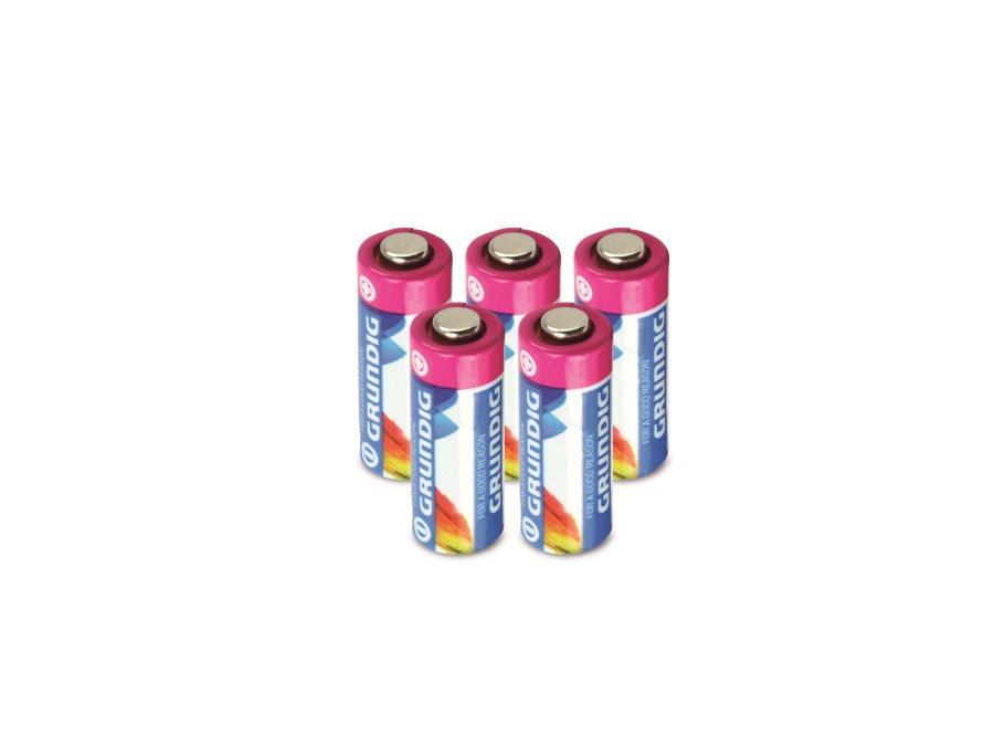 GRUNDIG 12V-Batterie MN21/23A Power++, Alkaline, 5 Stück GRUNDIG 12V-Batterie MN21/23A Power++, Alkaline, 5 Stück