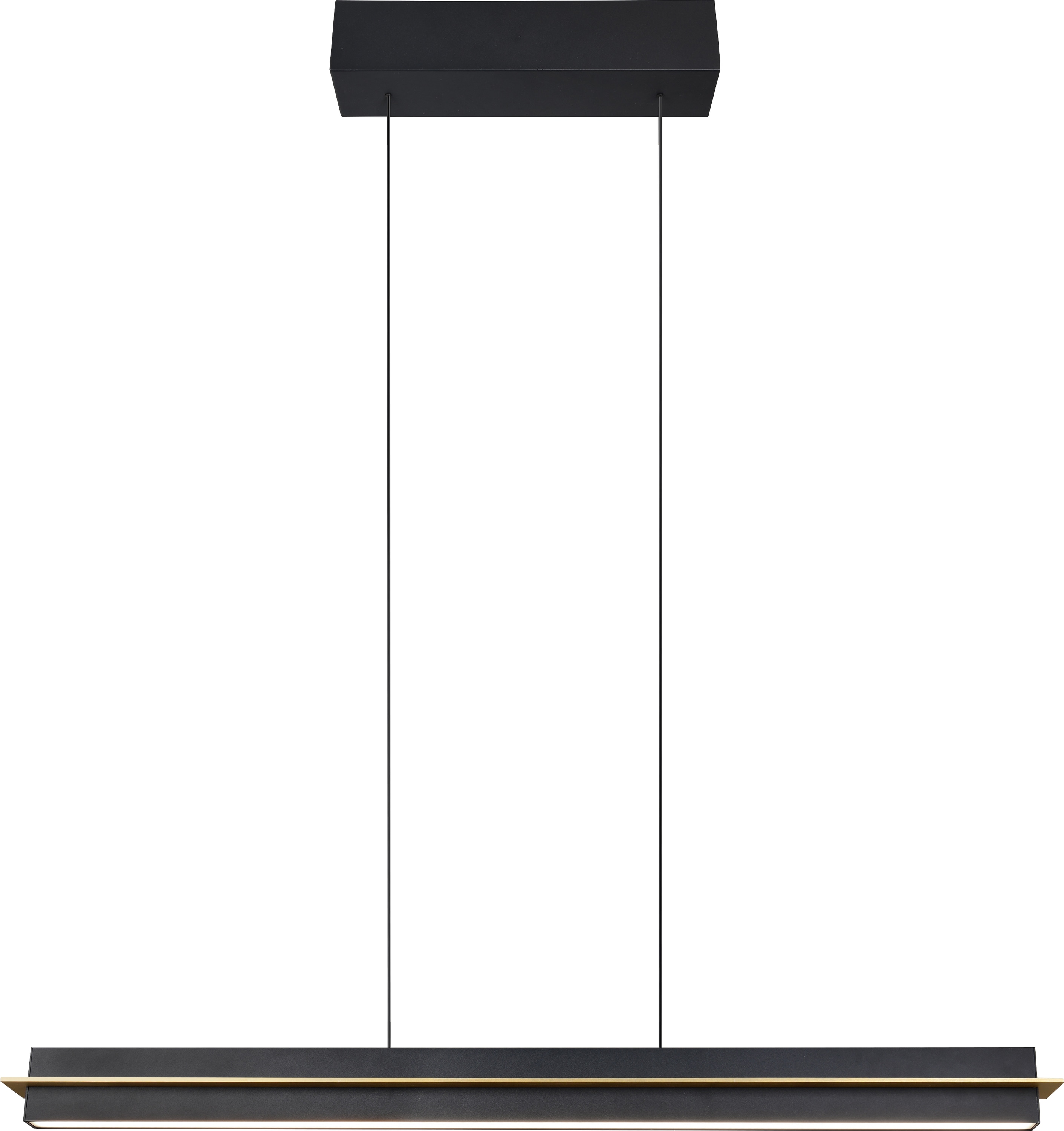 TRIO LED-Pendelleuchte EMERSON 346710180, 22 W, 2500 lm, schwarz