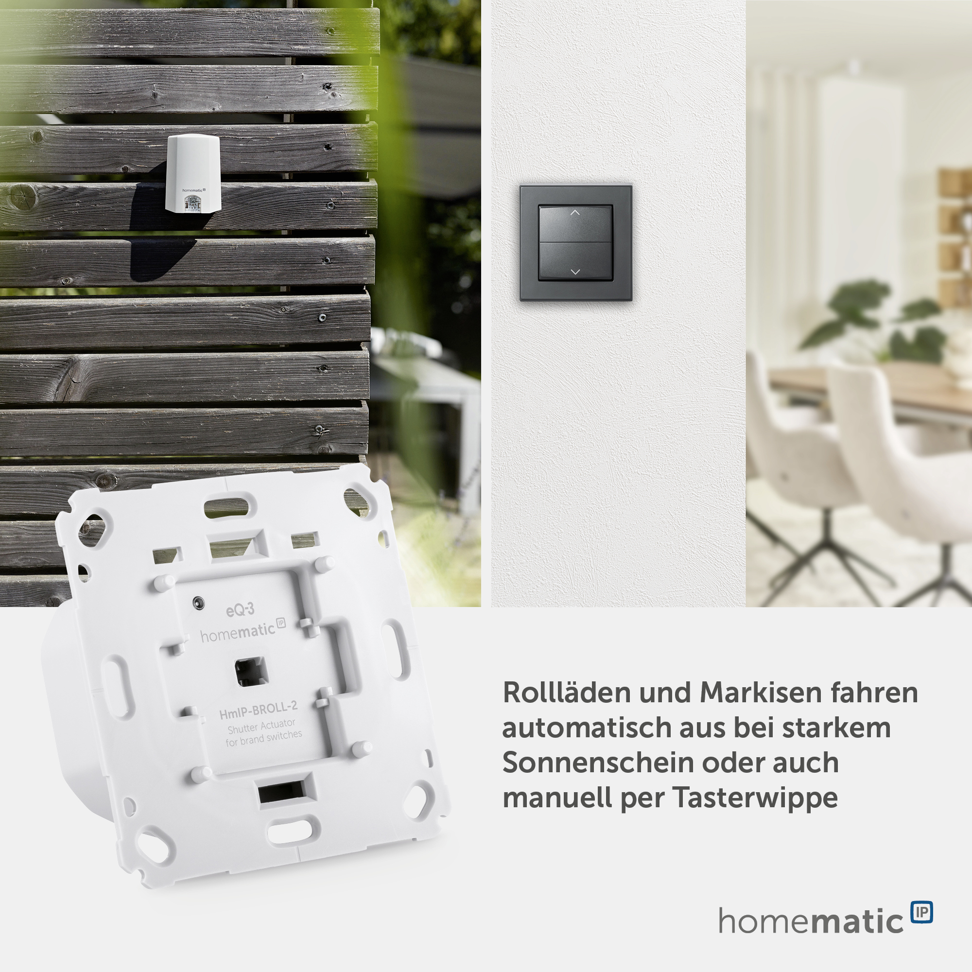 HOMEMATIC IP Smart Home 151322A0, Rollladenaktor HOMEMATIC IP Smart Home 151322A0, Rollladenaktor