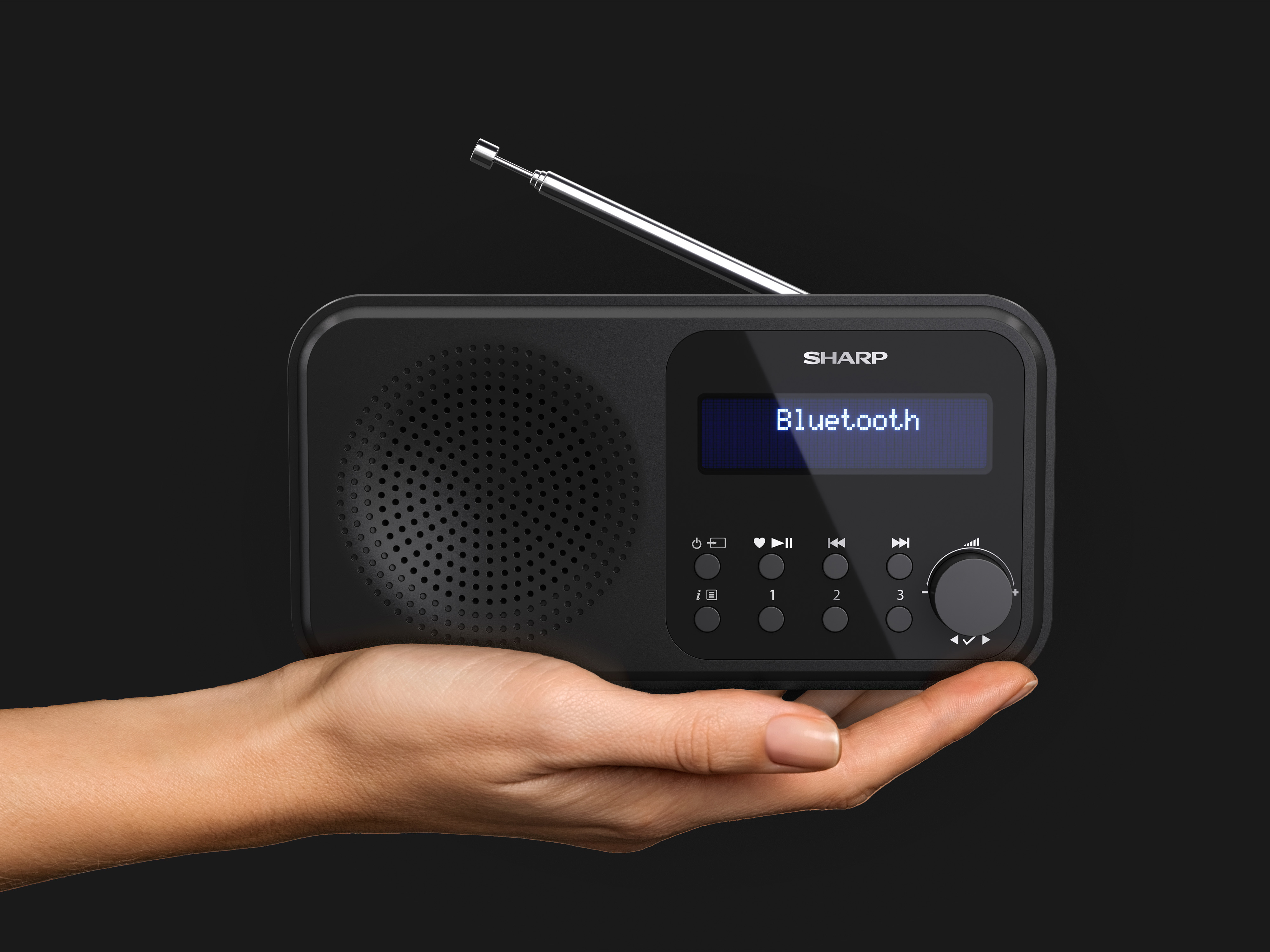 SHARP Digitalradio-tragbar DR-P420, schwarz, DAB+, Bluetooth, USB SHARP Digitalradio-tragbar DR-P420, schwarz, DAB+, Bluetooth, USB