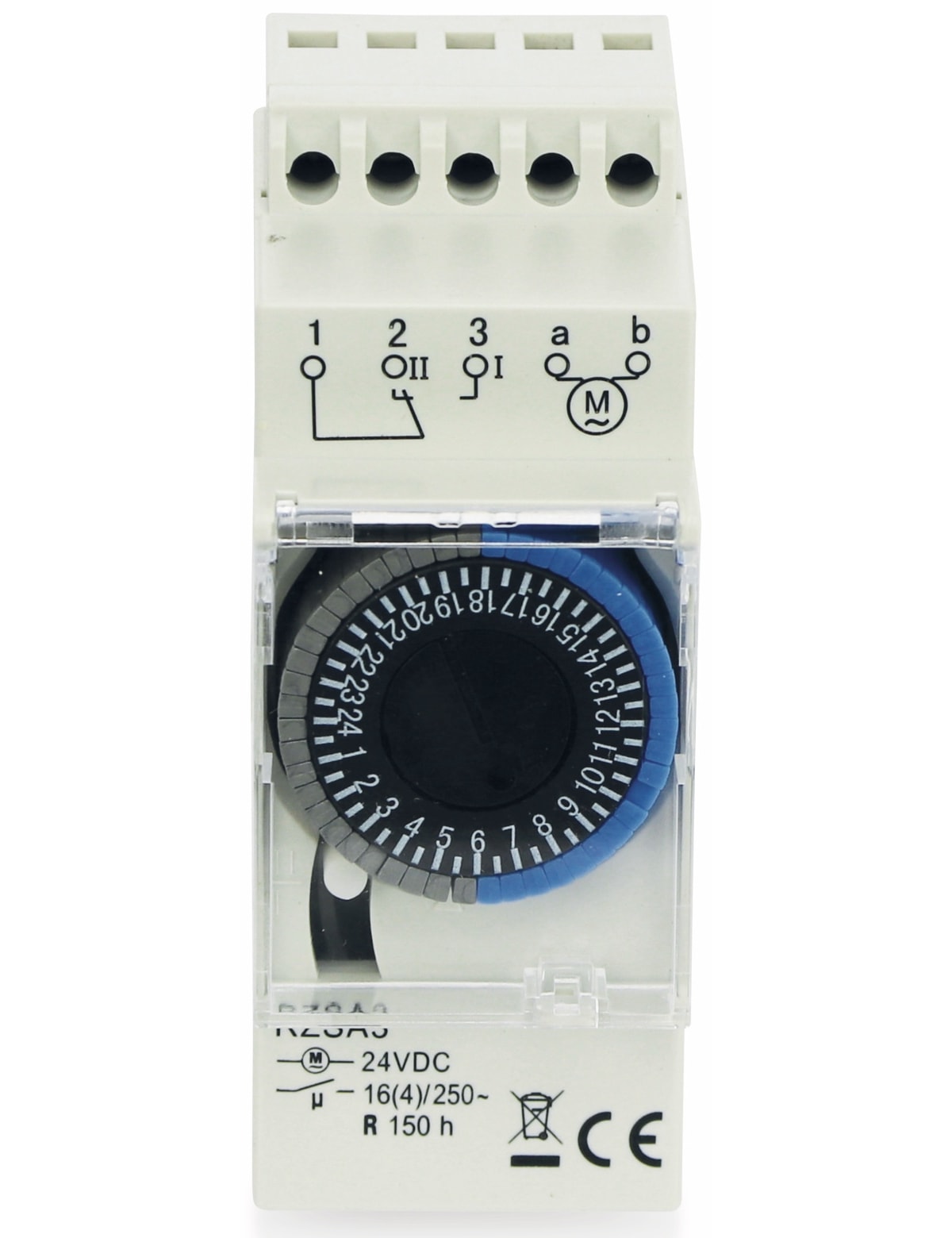 RELTECH Zeitschaltuhr RZSA3, 24 V-, DIN-Schiene, Analog RELTECH Zeitschaltuhr RZSA3, 24 V-, DIN-Schiene, Analog