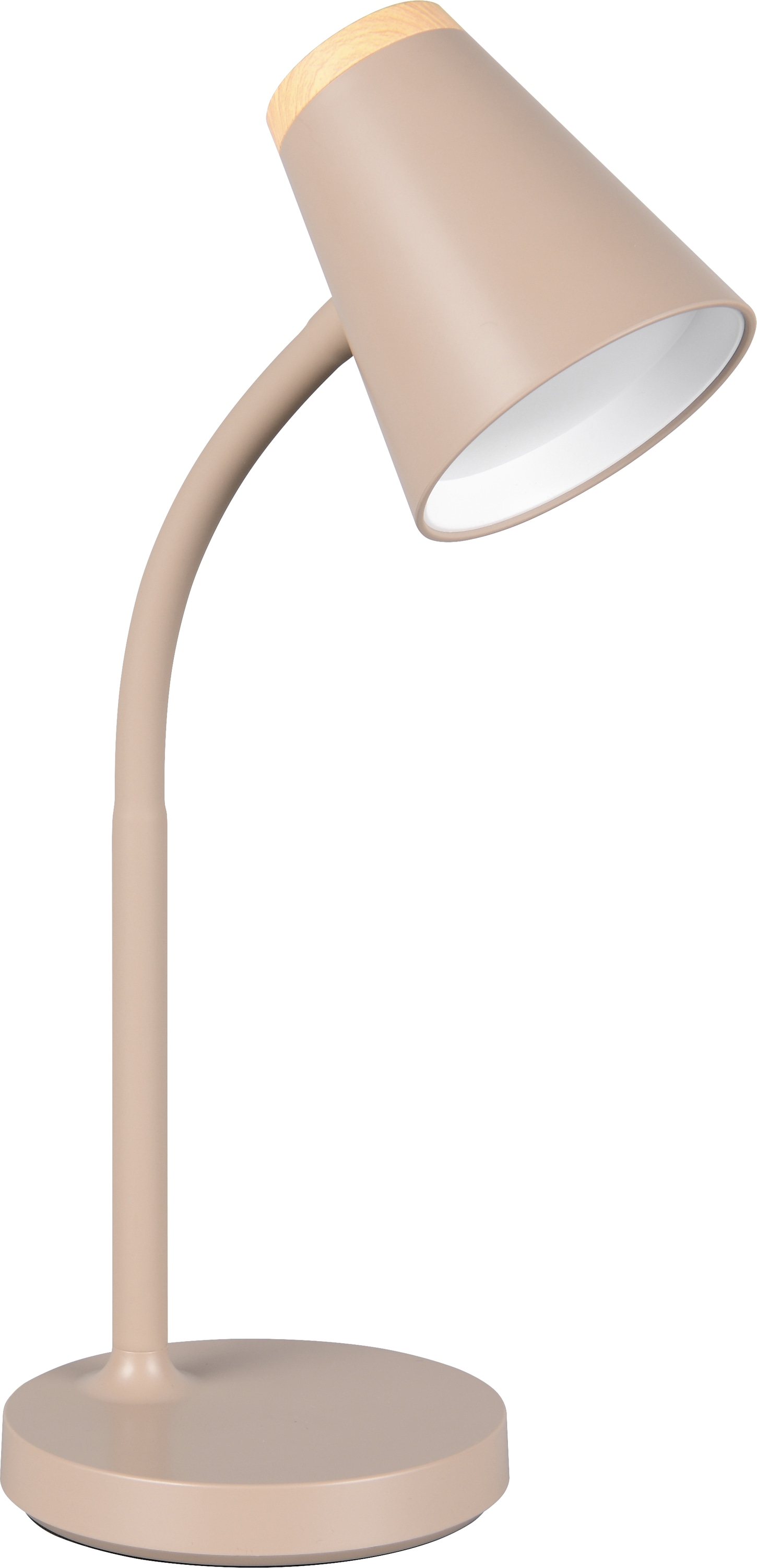 REALITY LED-Tischleuchte PONGO, R55831143, 4,5W, 500lm, 3000K, beige