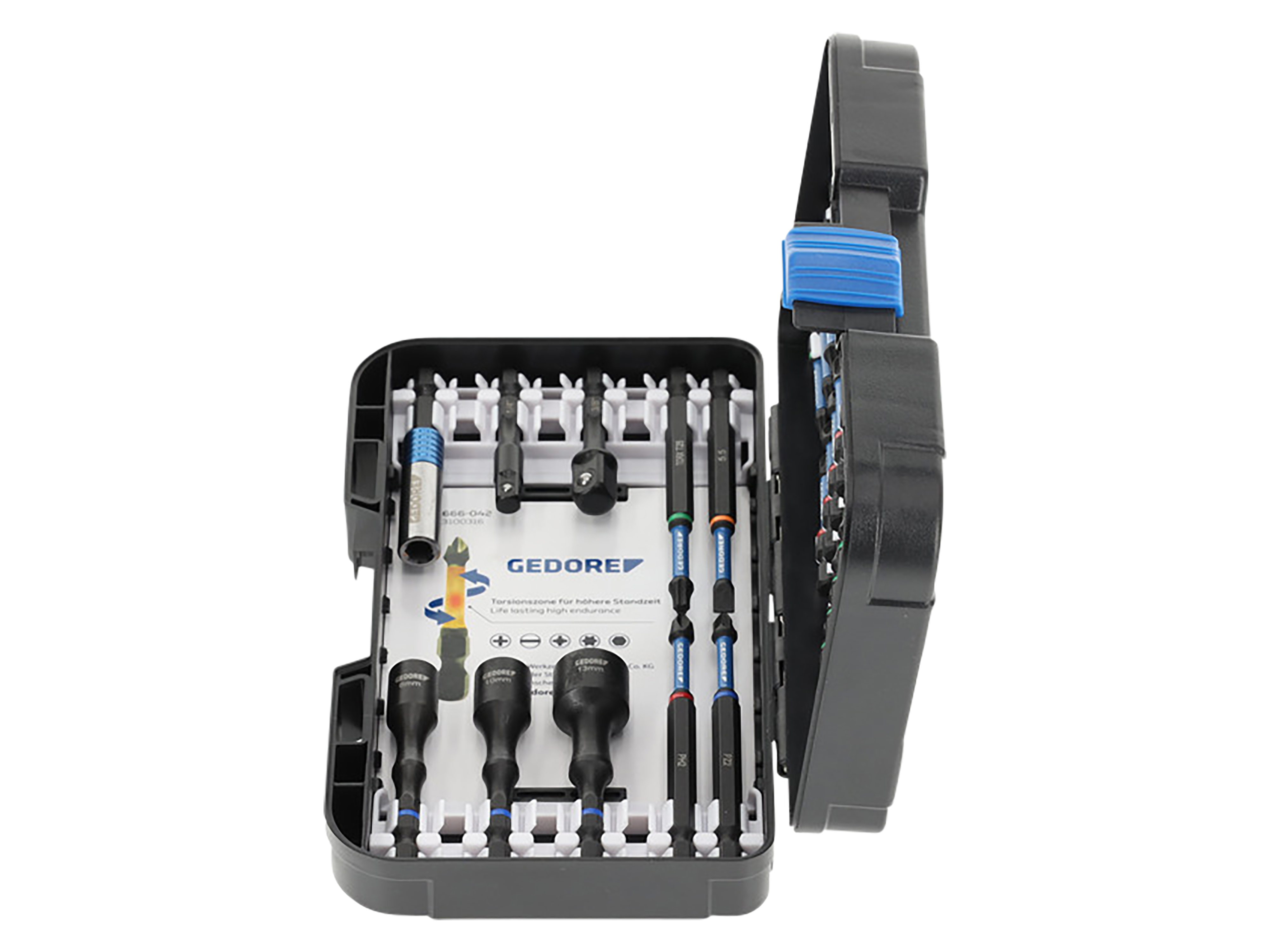 GEDORE BLAU Torsions-Bit-Set, 666-0,42, 42-teilig GEDORE BLAU Torsions-Bit-Set, 666-0,42, 42-teilig