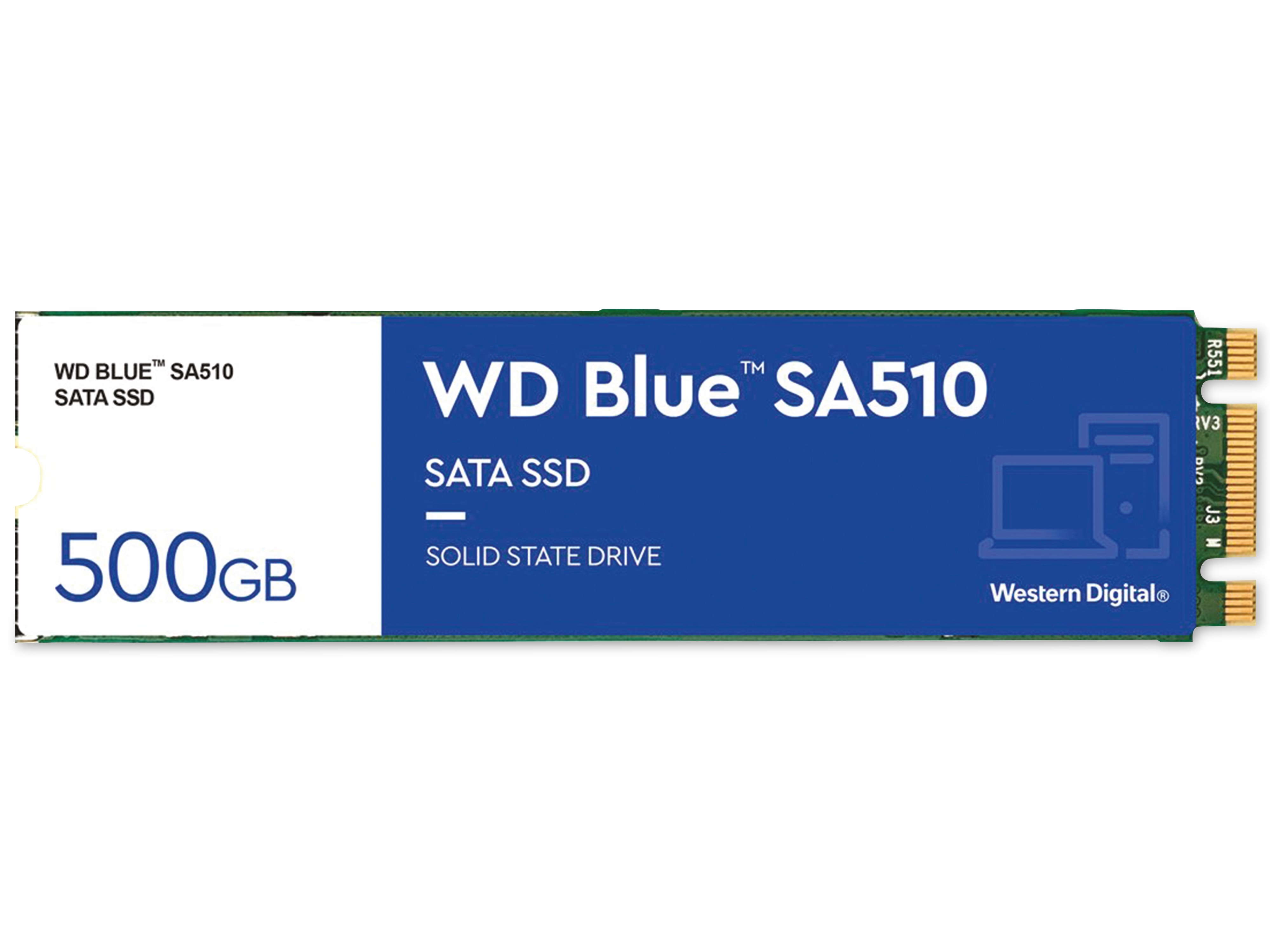 WESTERN DIGITAL M.2 SSD WD Blue SA510, 500 GB, intern WESTERN DIGITAL M.2 SSD WD Blue SA510, 500 GB, intern