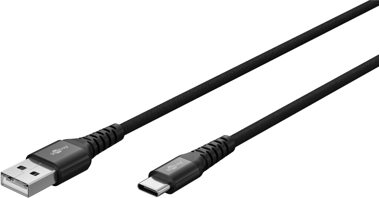 GOOBAY USB 2.0 Kabel 74525 A/C 0,5m schwarz supersoft GOOBAY USB 2.0 Kabel 74525 A/C 0,5m schwarz supersoft