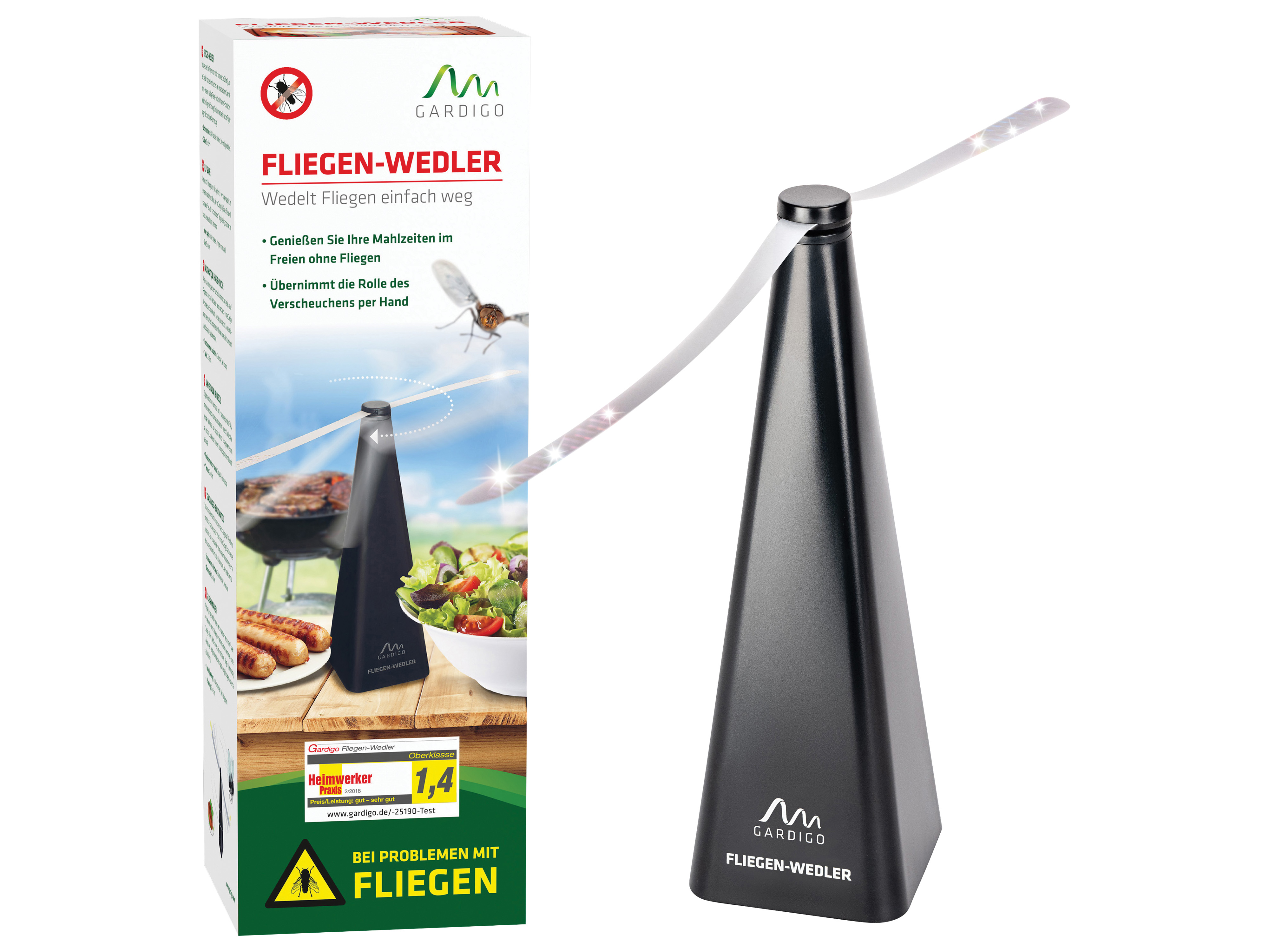 GARDIGO Fliegenwedler mit Aufhänger, 25190 GARDIGO Fliegenwedler mit Aufhänger, 25190