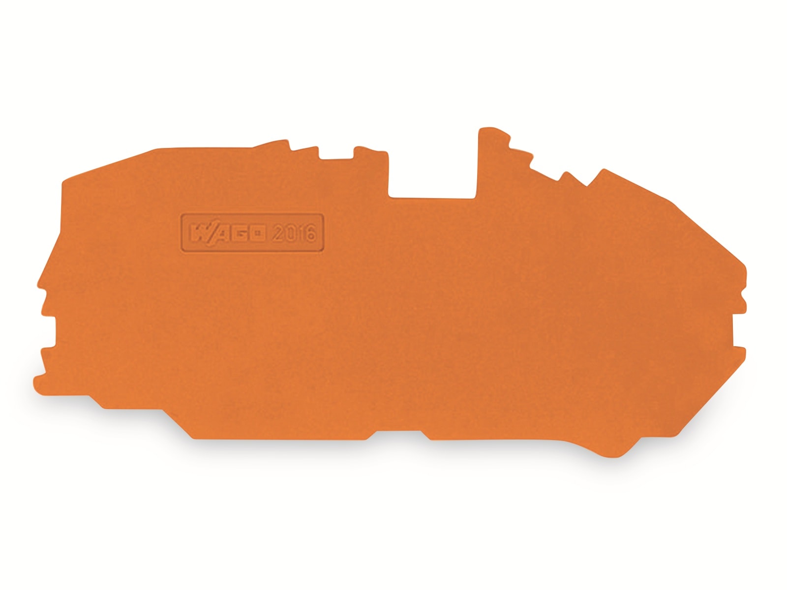 WAGO Abschluss- und Zwischenplatte, 2016-7692, orange WAGO Abschluss- und Zwischenplatte, 2016-7692, orange