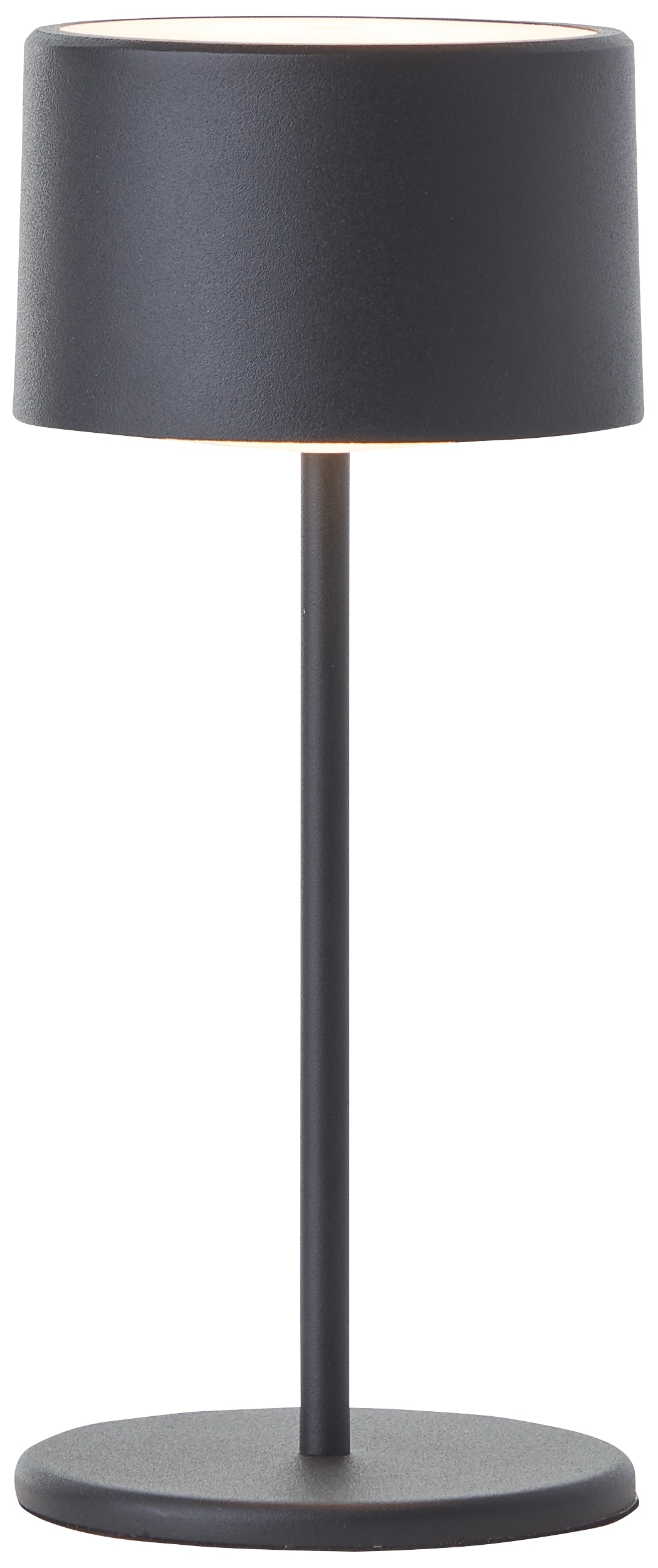 BRILLIANT LED-Akku-Tischleuchte Helio, 2 W, 210 lm, 3000 K, Metall, schwarz