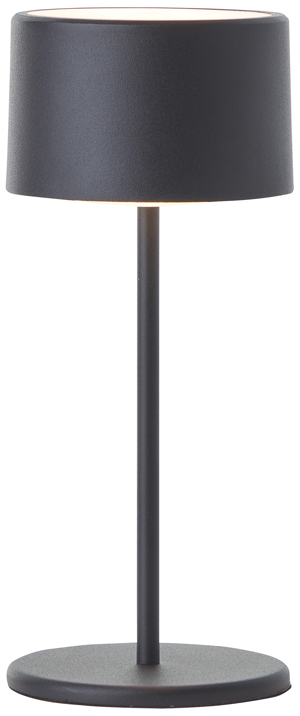 BRILLIANT LED-Akku-Tischleuchte Helio, 2 W, 210 lm, 3000 K, IP20, Metall, schwarz BRILLIANT LED-Akku-Tischleuchte Helio, 2 W, 210 lm, 3000 K, Metall, schwarz
