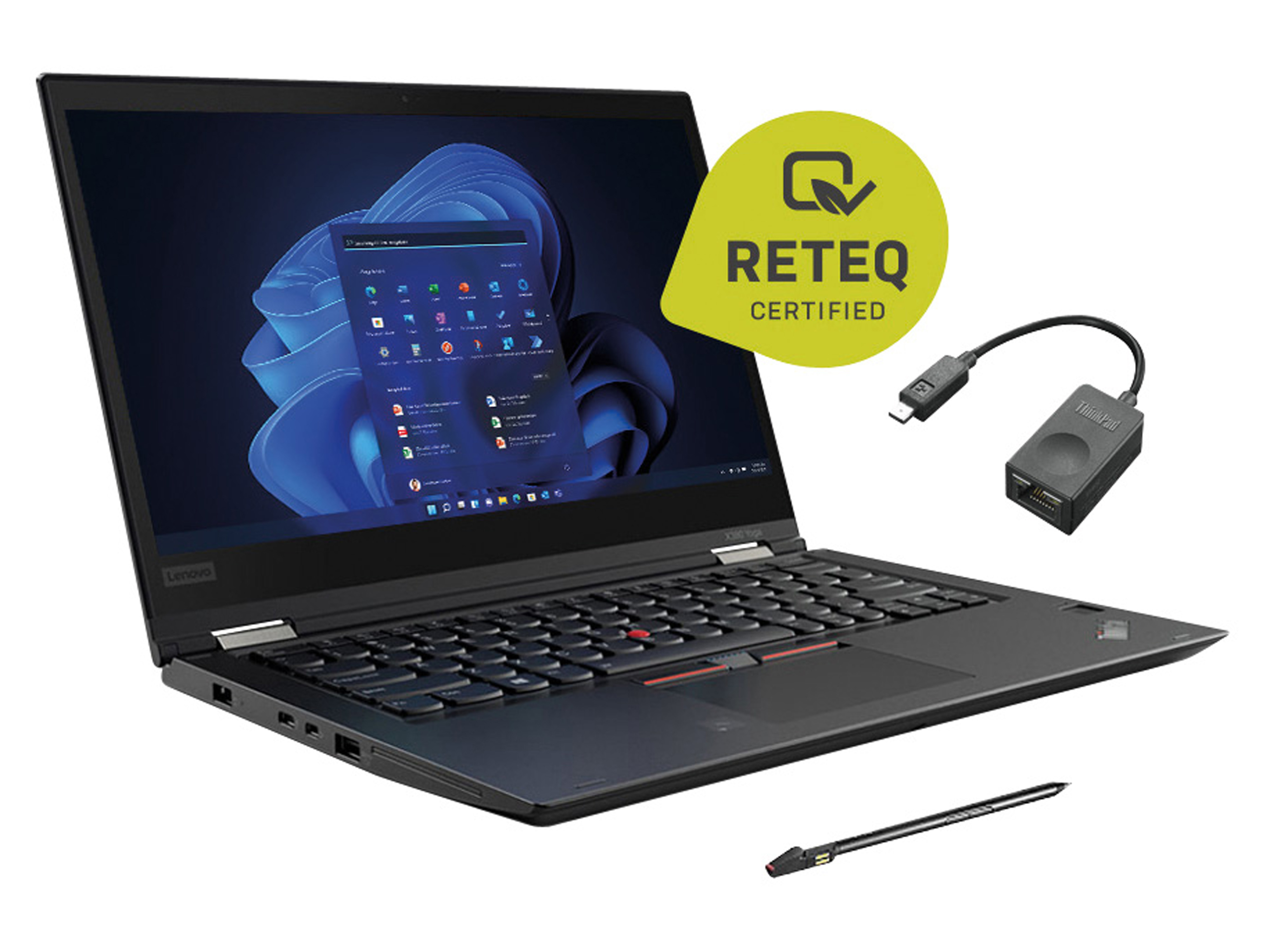 LENOVO Notebook Thinkpad X380 Yoga, 33,8 cm (13,3"), i5, 8GB, 256GB, Win11Pro, Refurbished LENOVO Notebook Thinkpad X380 Yoga, 33,8 cm (13,3"), i5, 8GB, 256GB, Win11Pro, Refurbished