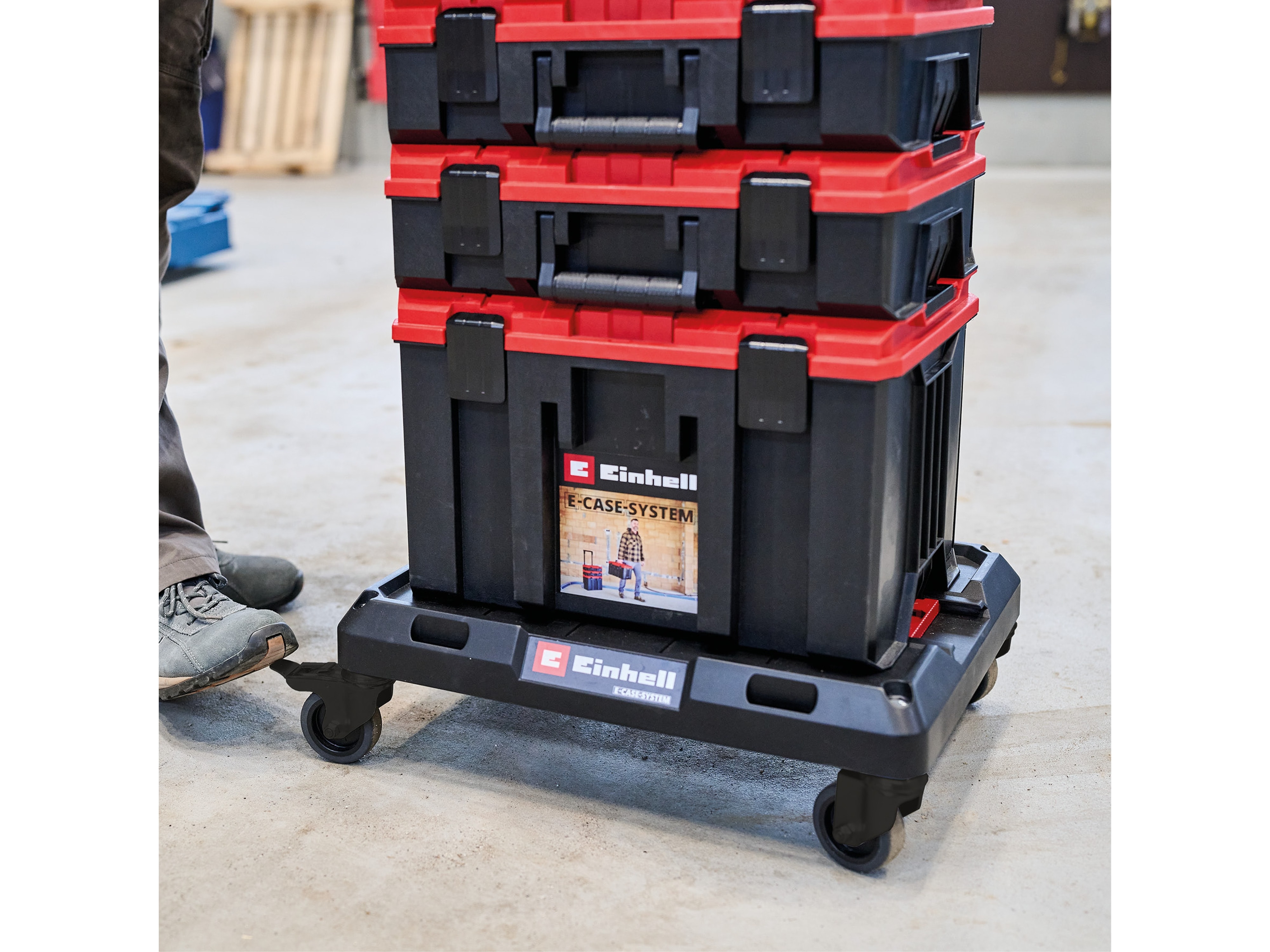 EINHELL Systemkoffer E-Case Rollbrett, 4540041 EINHELL Systemkoffer E-Case Rollbrett, 4540041