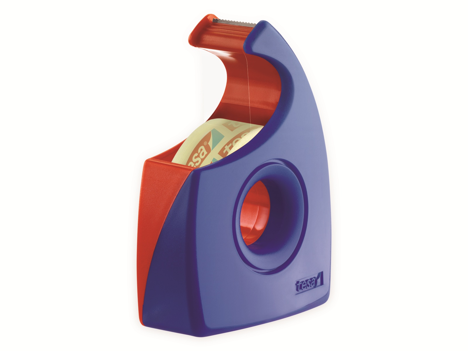 TESA ® Easy Cut Handabroller 33:19 rot-blau, leer, bis 33m:19mm, 57444-00001-01 TESA ® Easy Cut Handabroller 33:19 rot-blau, leer, bis 33m:19mm, 57444-00001-01