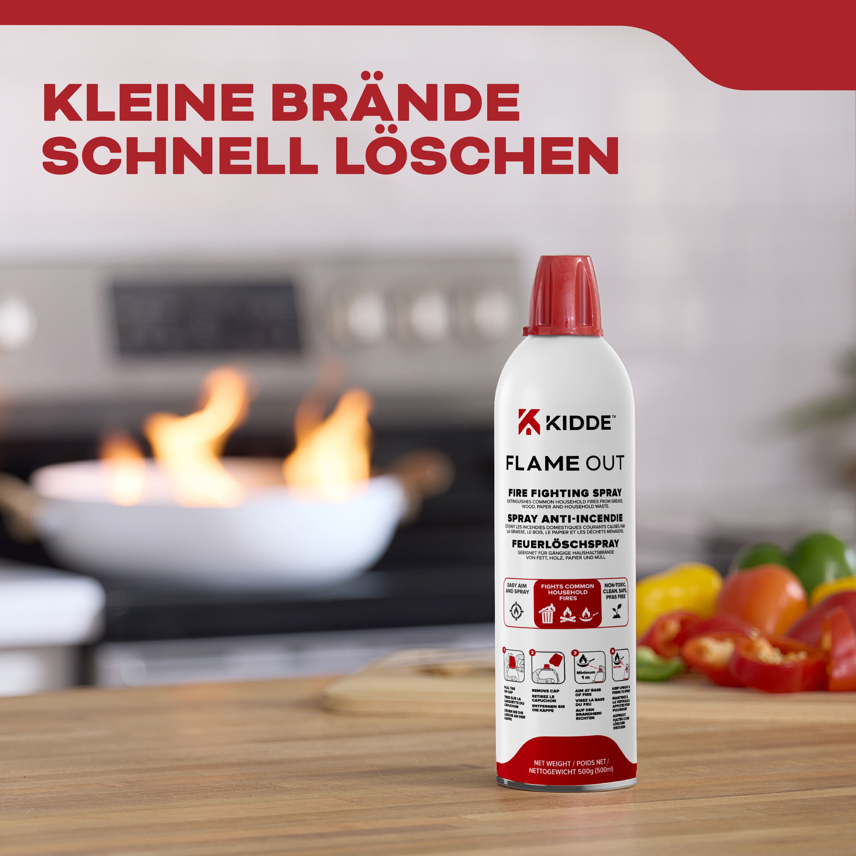 KIDDE Feuerlöschspray KFS-500 KIDDE Feuerlöschspray KFS-500